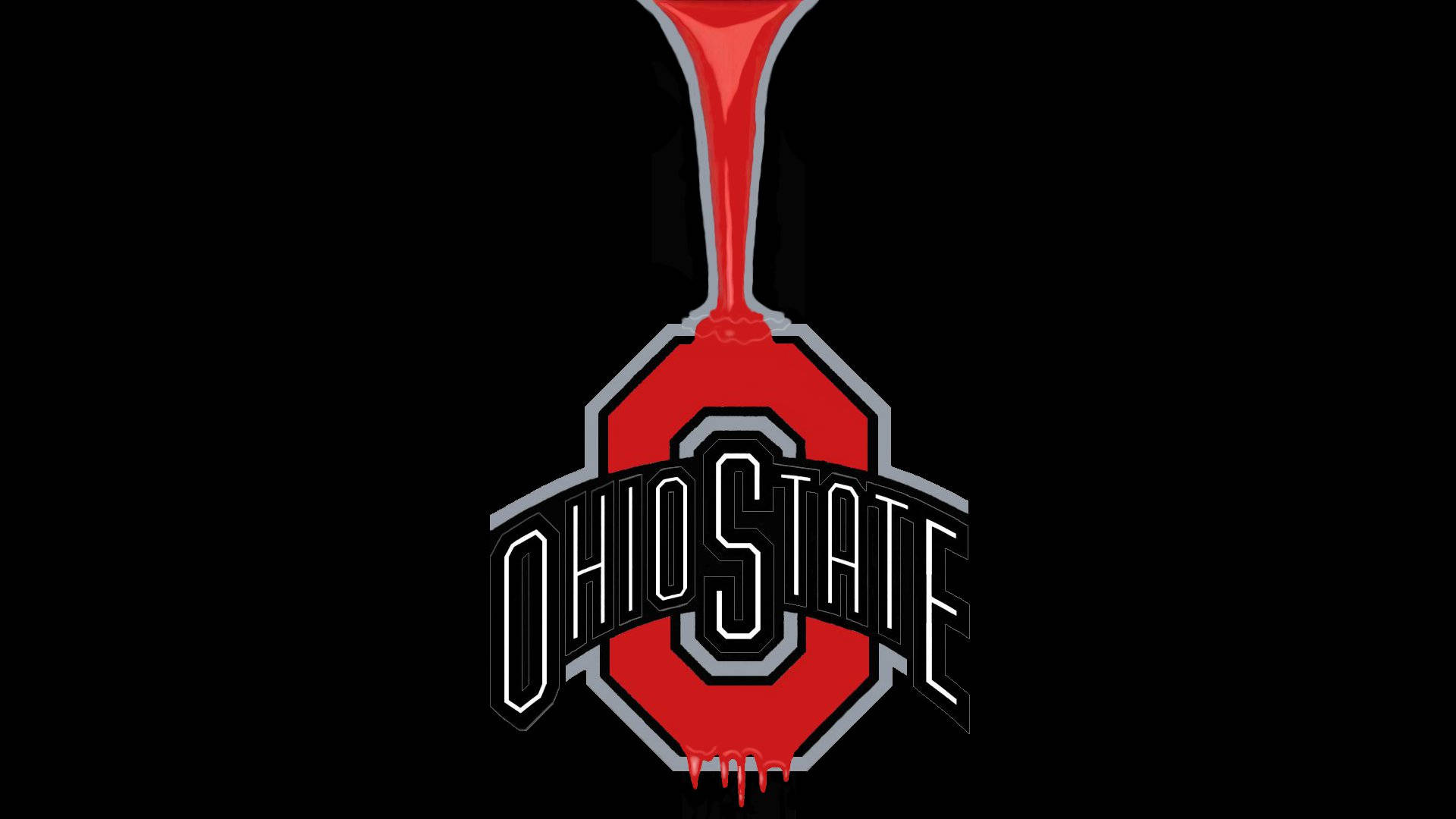 Ohio State University, red, gray, Full HD Desktop Wallpaper