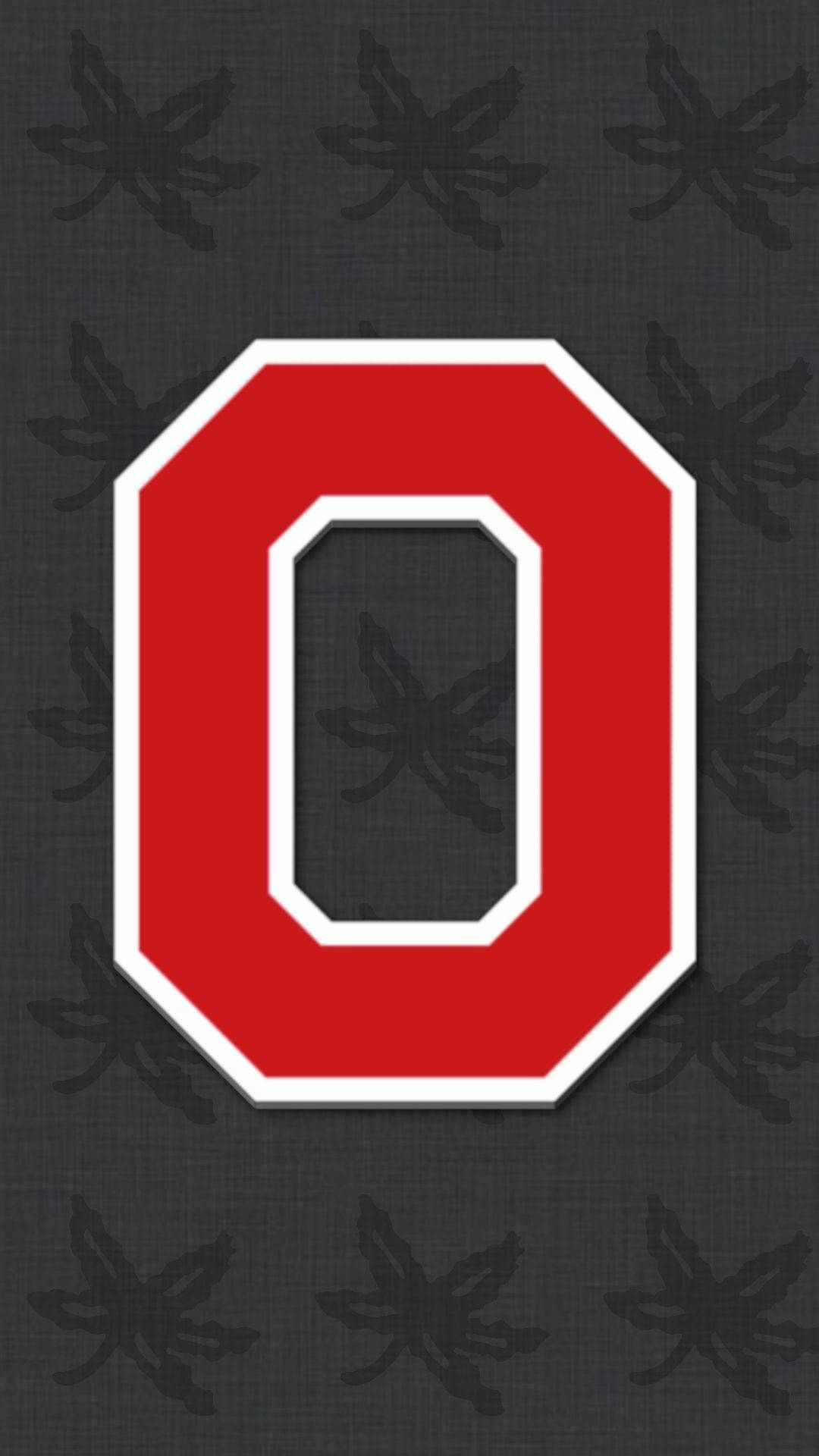 Ohio State University, letter O, red, Full HD Phone Wallpaper