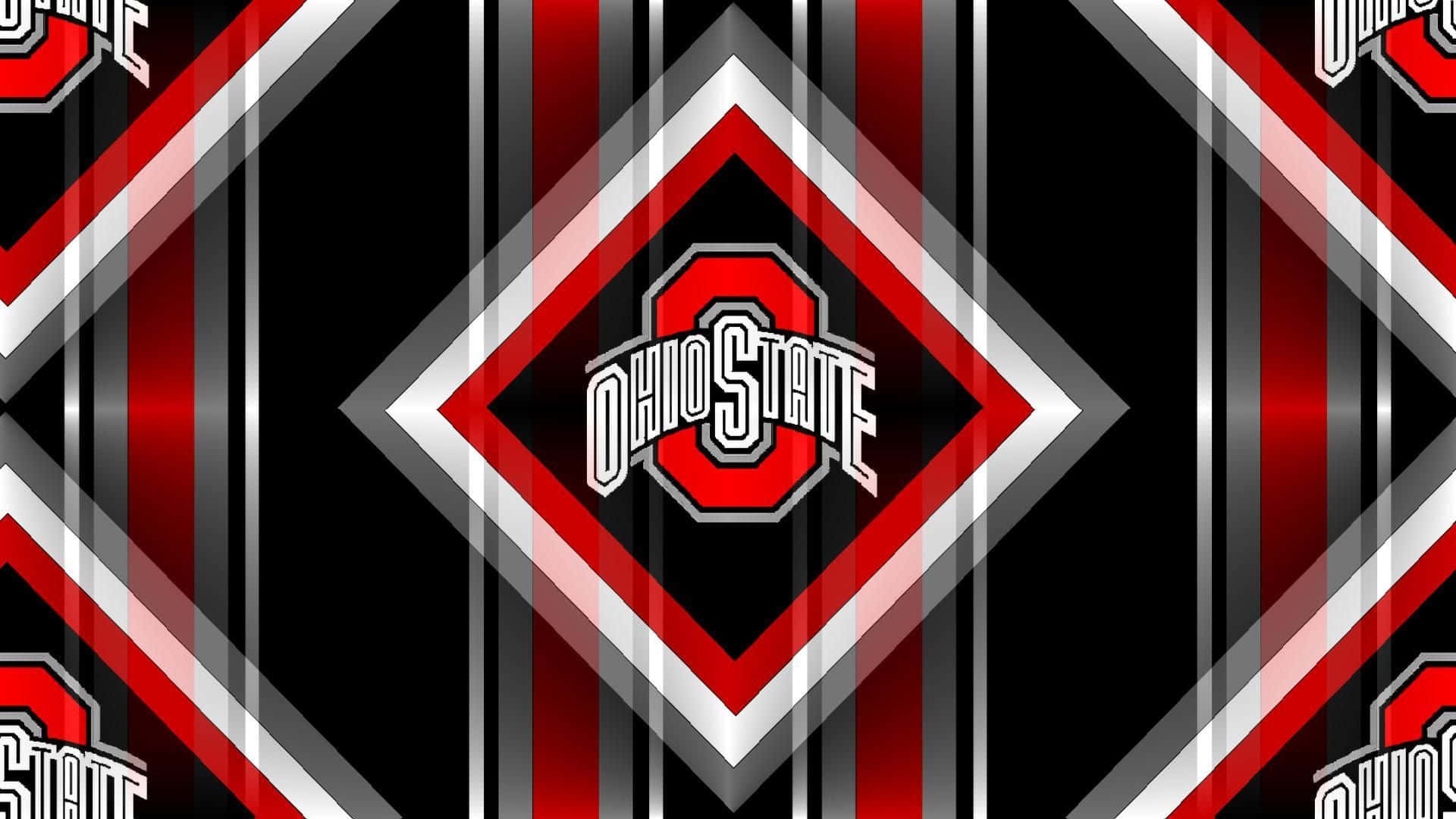 Ohio State, diamond, red, Full HD Desktop Wallpaper