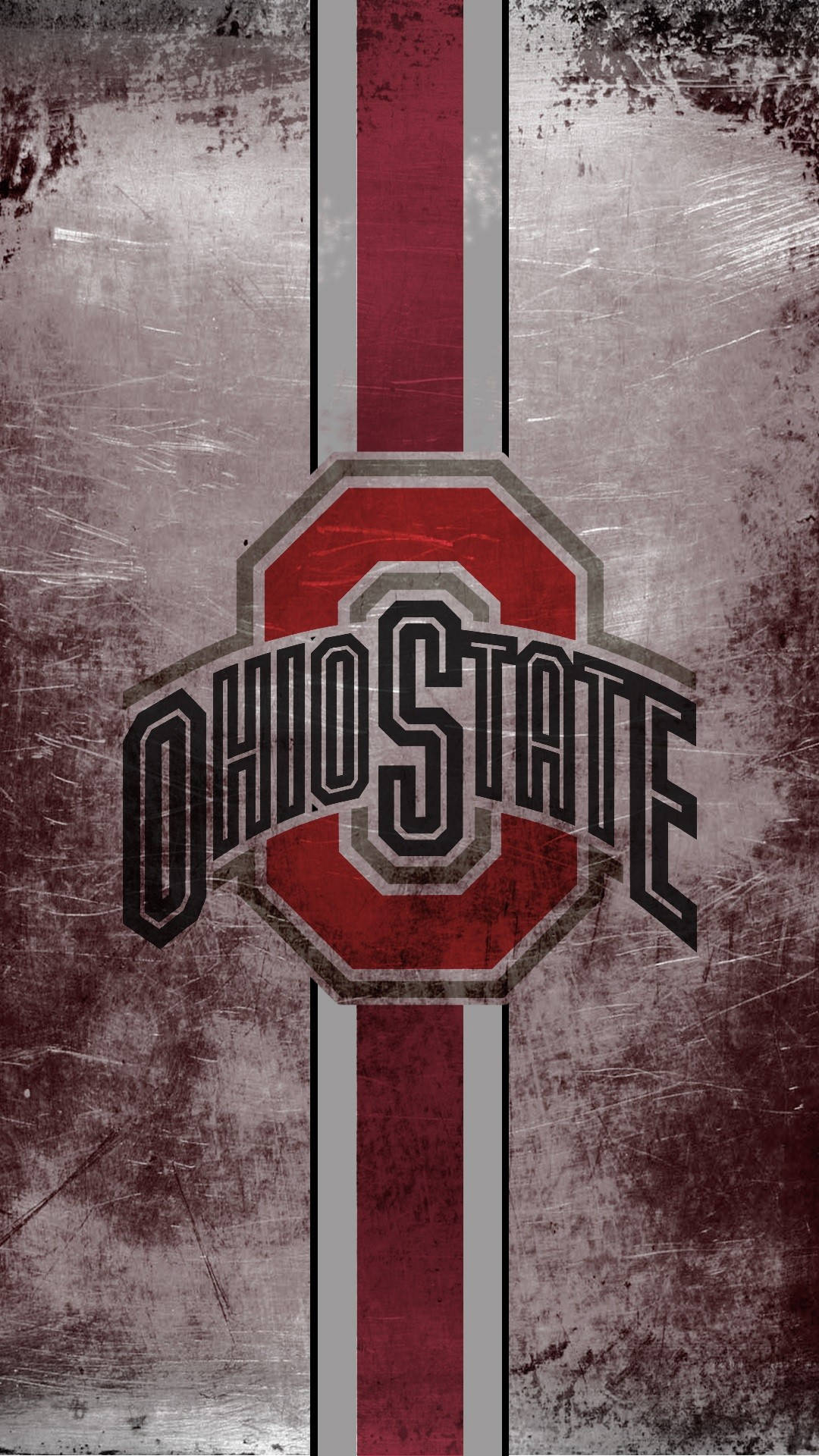 Ohio State University, metallic, red, Full HD Phone Wallpaper