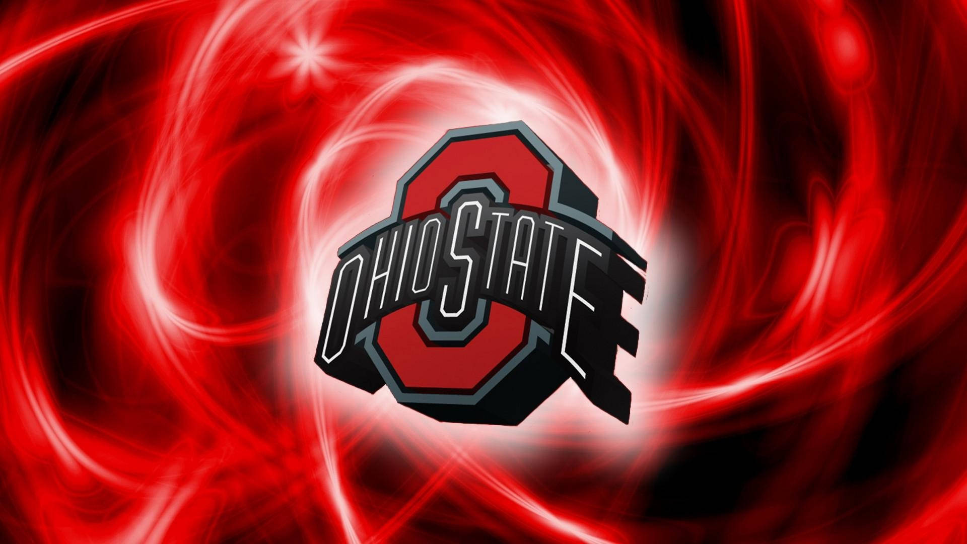 Ohio State University, red light streaks, red energy, Full HD Desktop Wallpaper