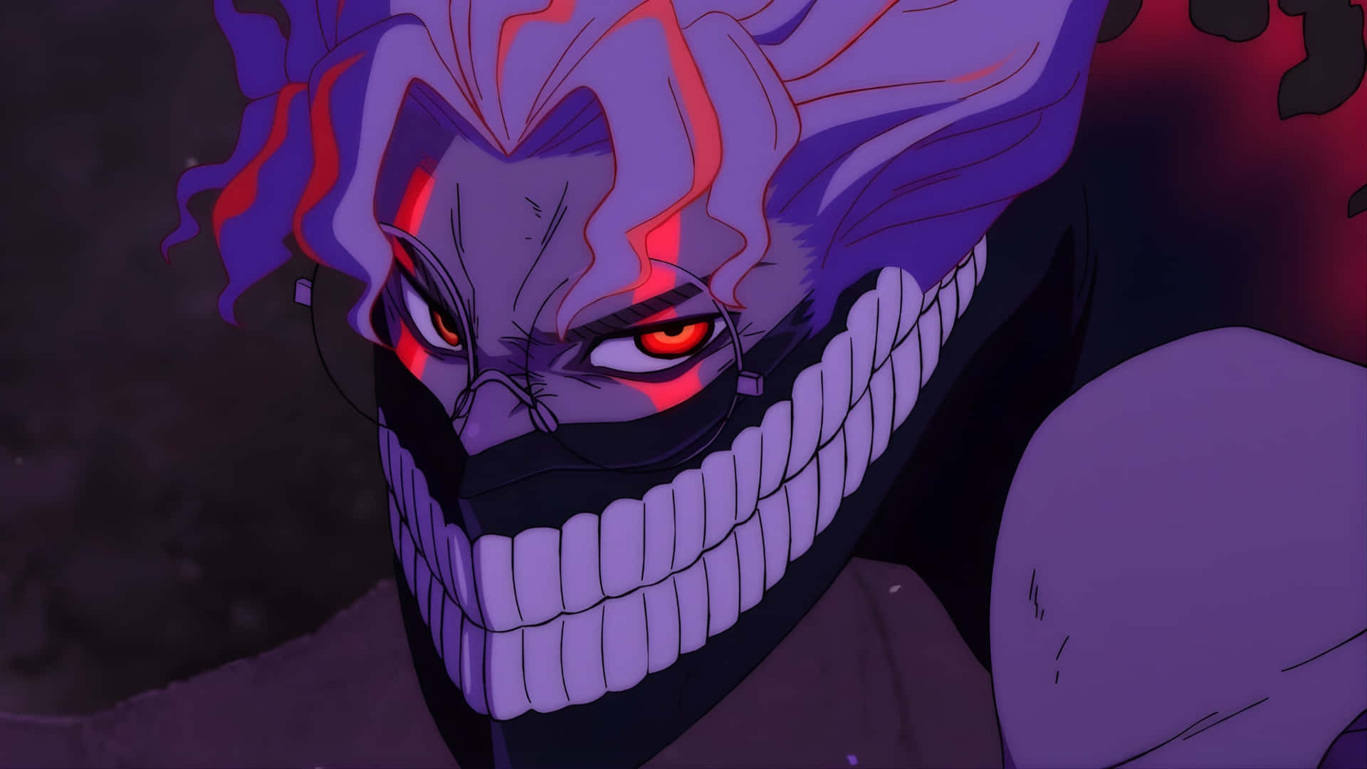 Okarun, demon form, purple hair, Full HD Desktop Wallpaper