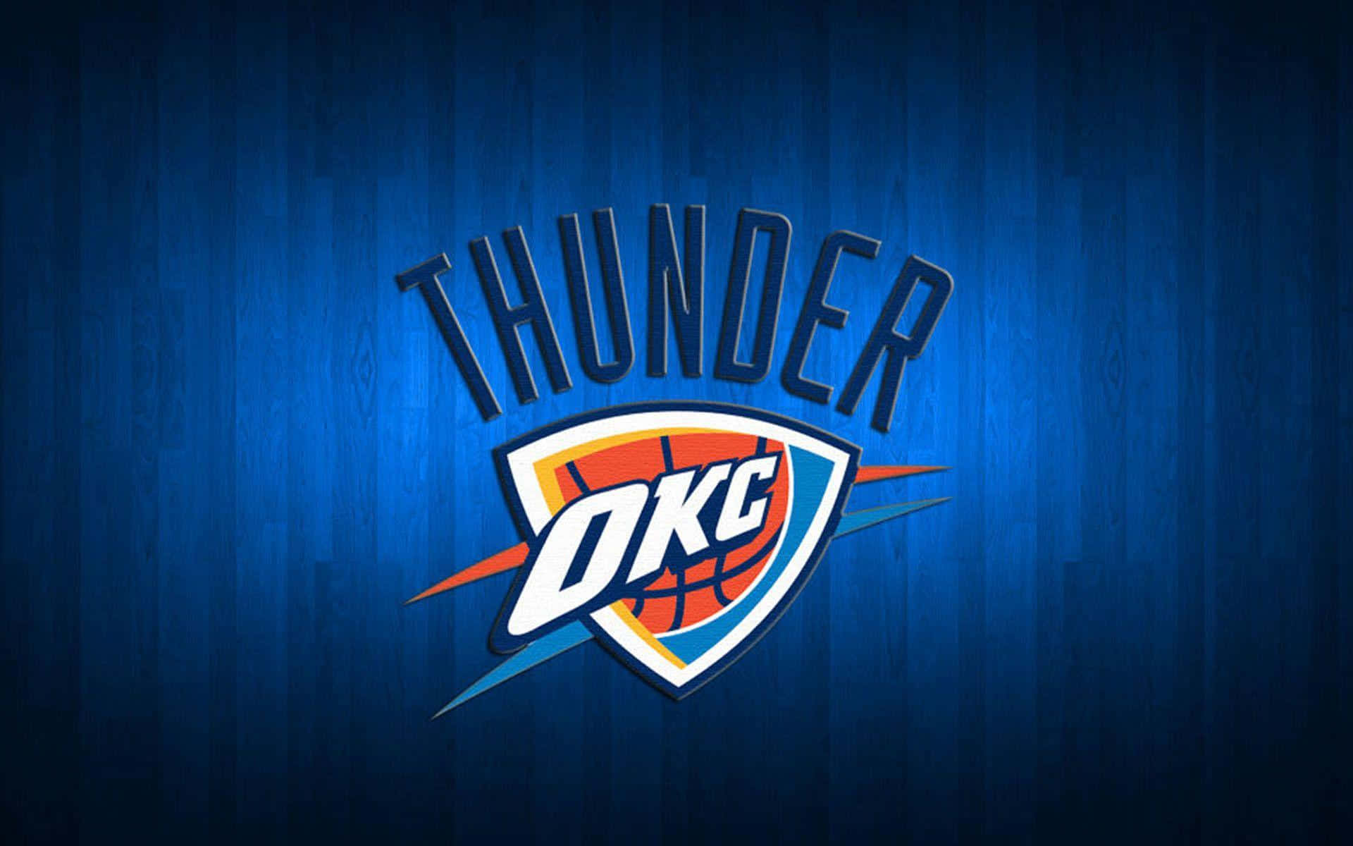 Oklahoma City Thunder, team logo, name, Full HD Desktop Wallpaper