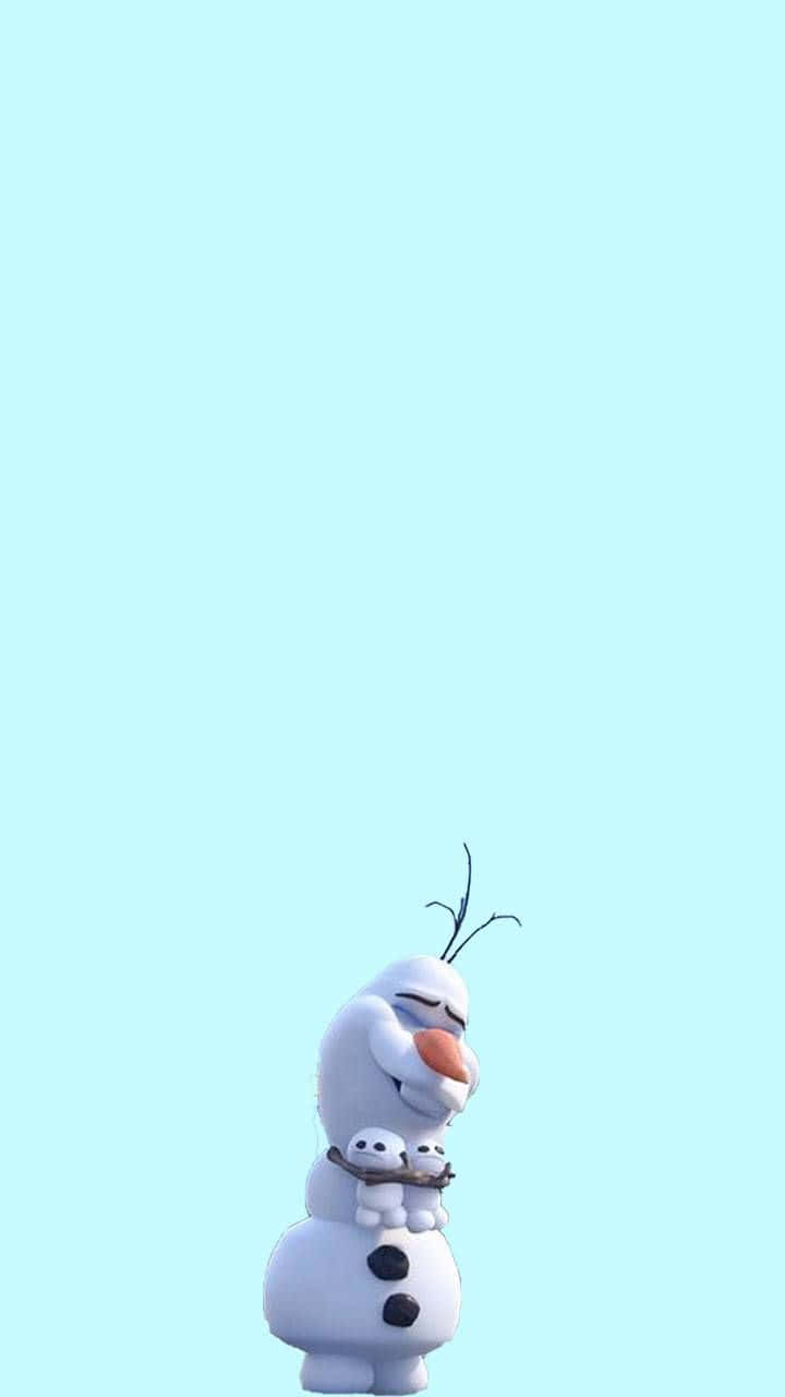 Cute Olaf, snowman, twig arms, HD Phone Wallpaper