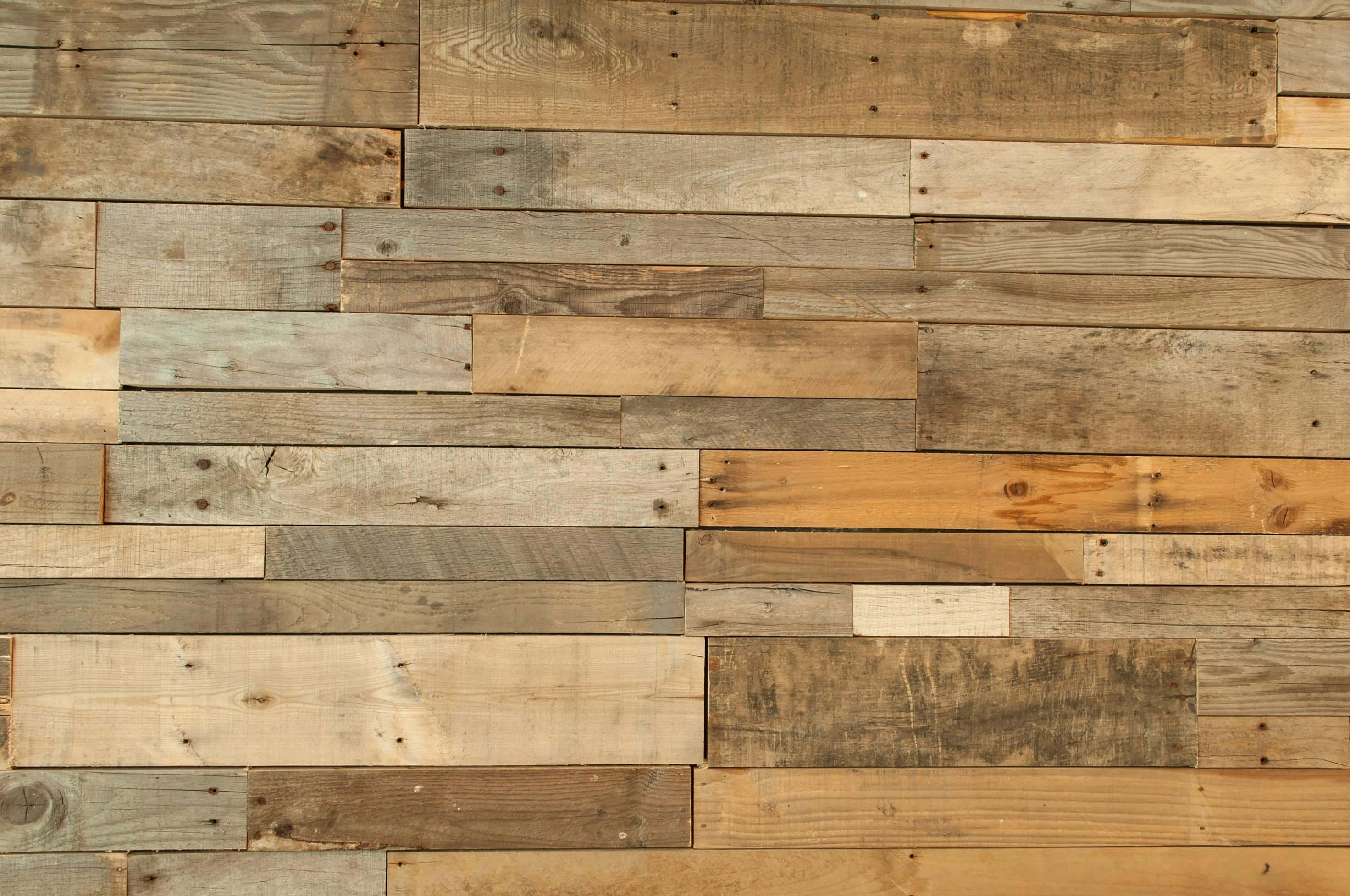 barn wood, reclaimed wooden planks, horizontal rows, 2K Desktop Wallpaper