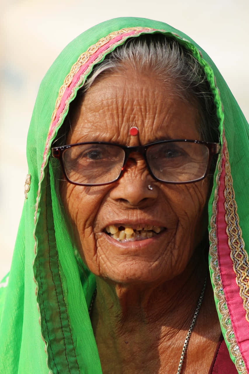 Indian, old lady, glasses, HD Phone Wallpaper