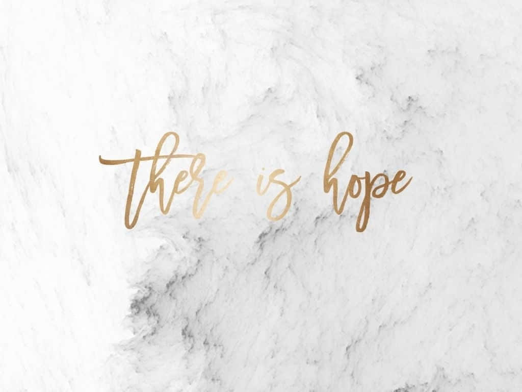 Cute Mac, gold cursive text, pristine white marble, SD Desktop Wallpaper