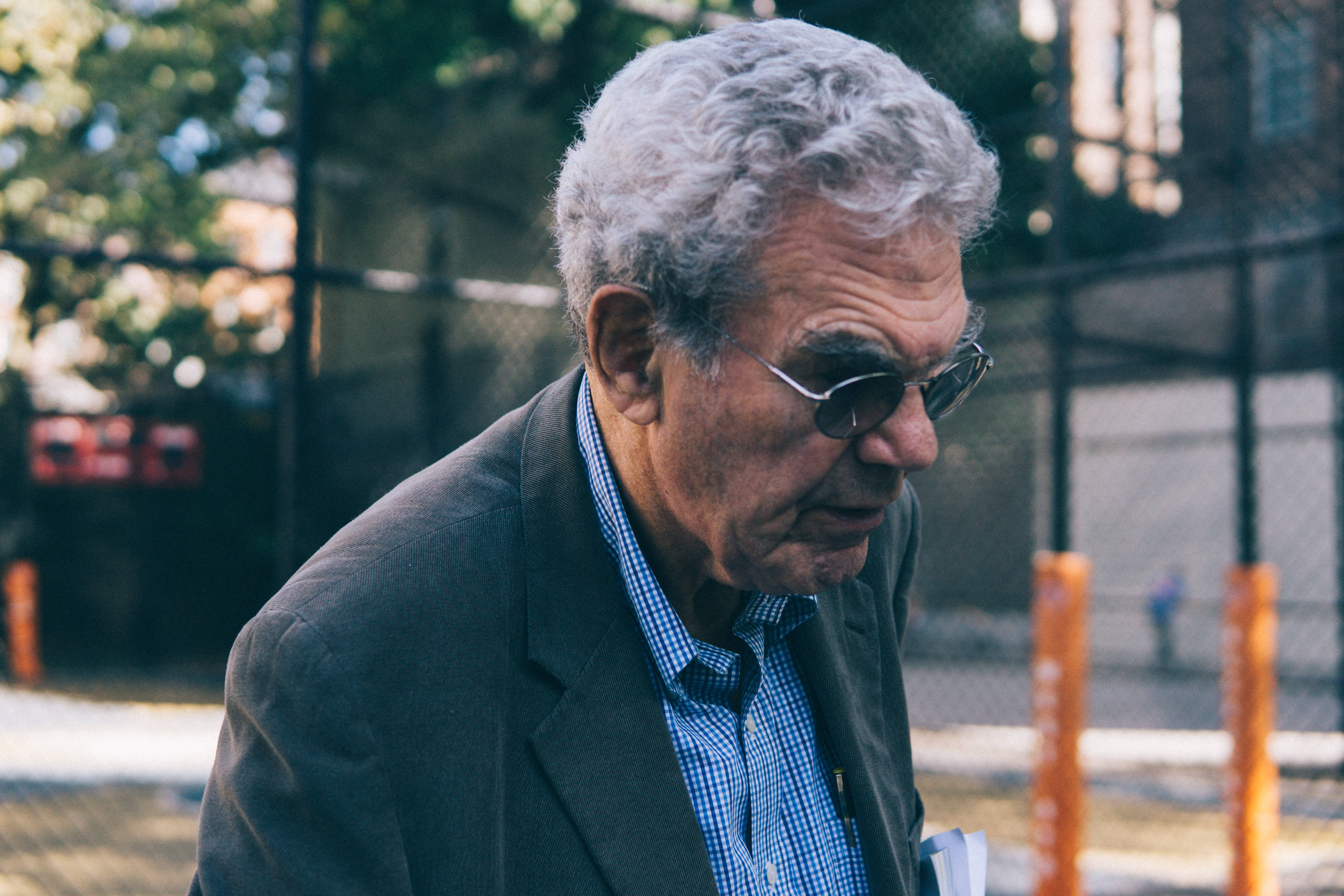 Old Man, sunglasses, gray hair, 5K Desktop Wallpaper