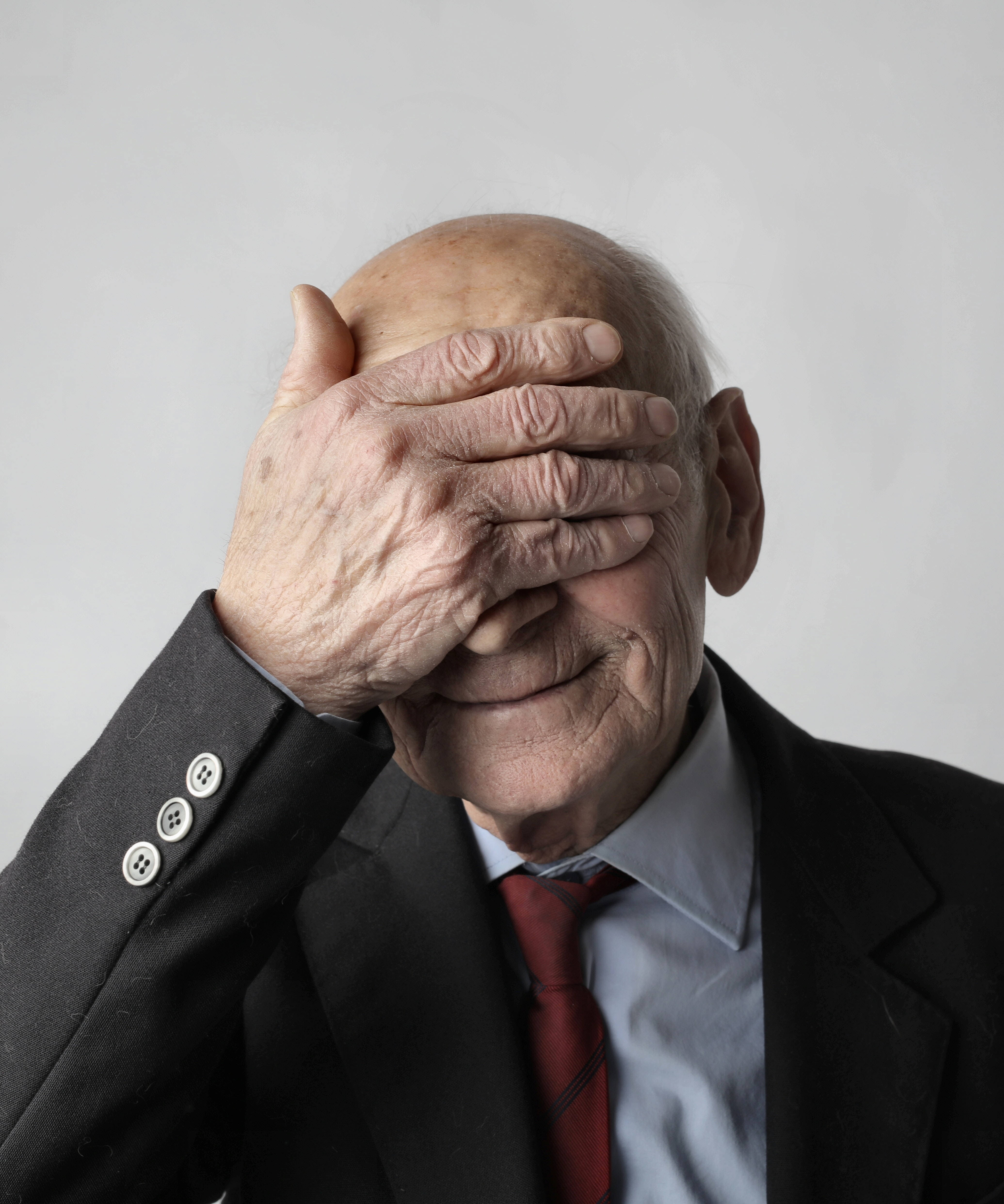 Old Man, suit, wrinkled hand, 4K Phone Wallpaper