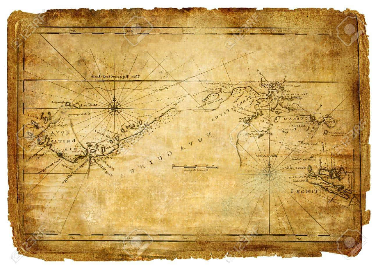 vintage nautical map, antique world exploration, sepia-toned nautical chart, HD Desktop Wallpaper