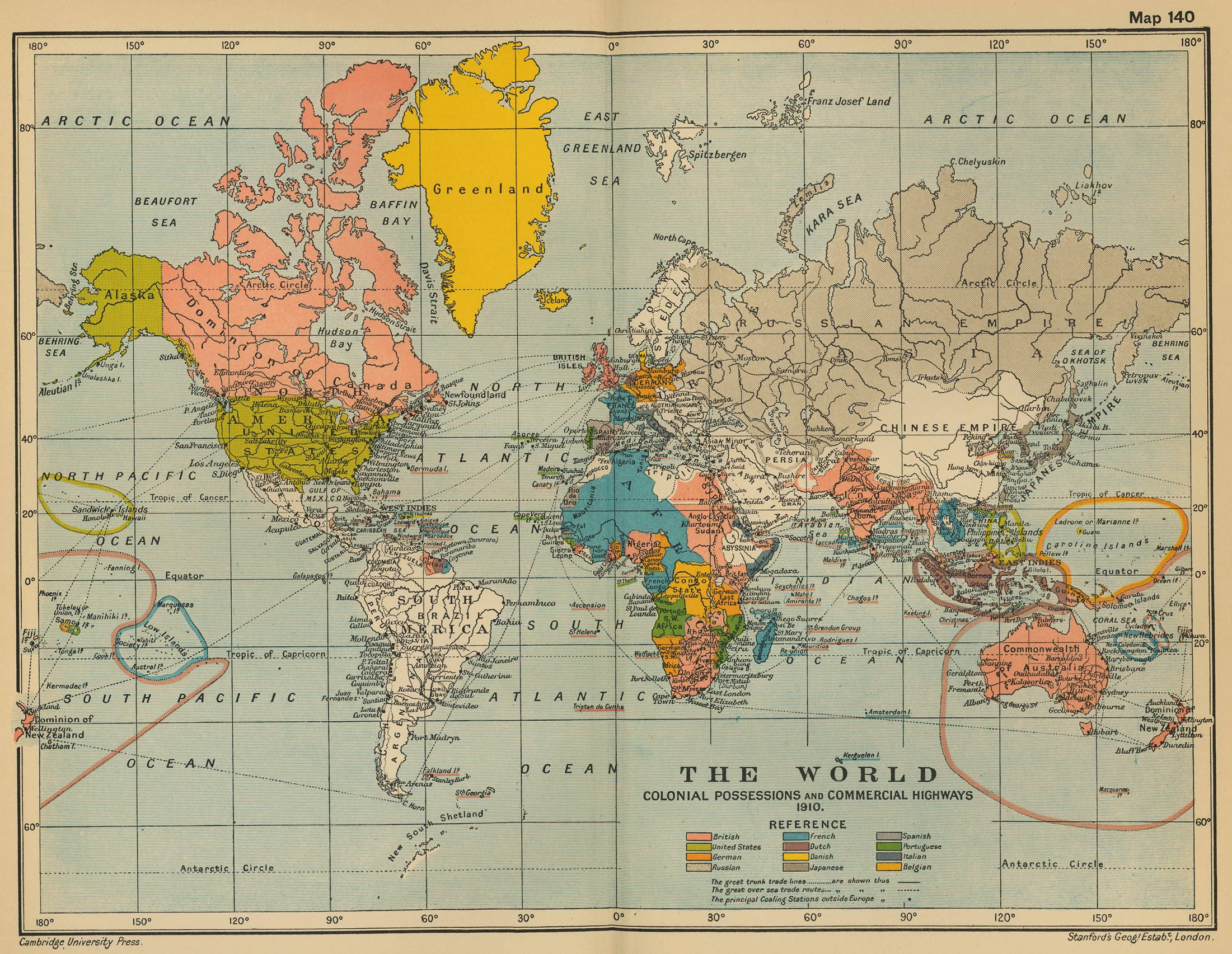 vintage world map1910, 1910, colonial possessions, Full HD Desktop Wallpaper