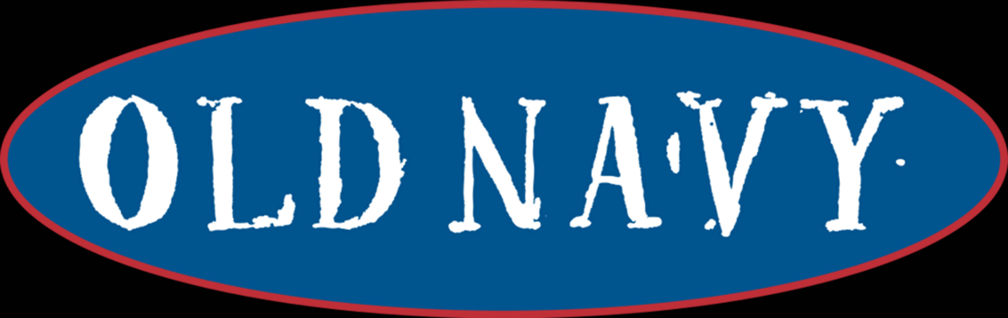 Old Navy, blue oval, red border, 2K Desktop Wallpaper