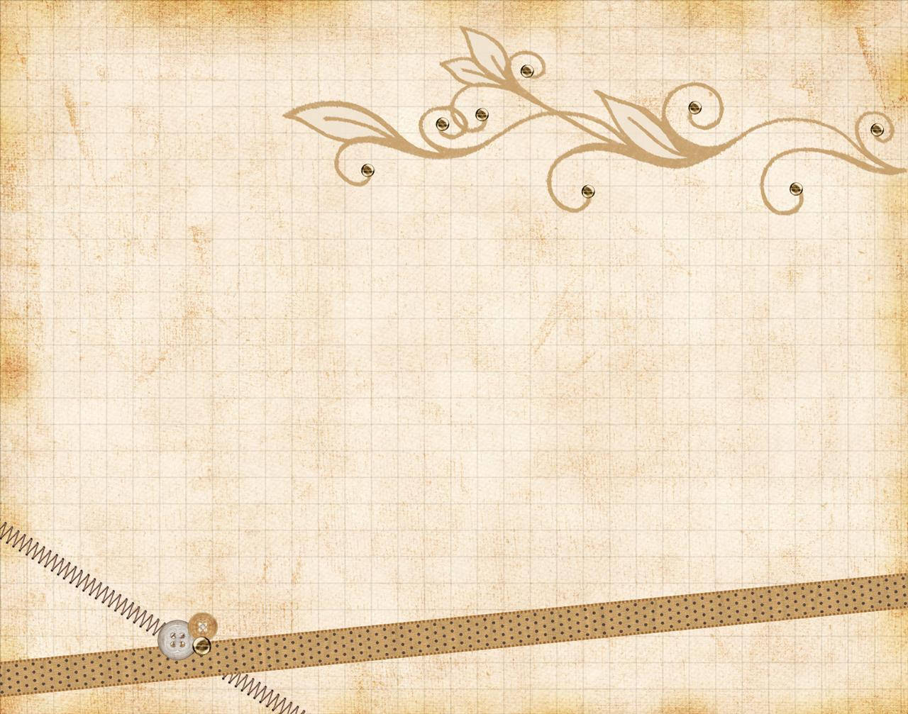 Old Paper, beige grid paper, ornate leafy swirls, HD Desktop Wallpaper