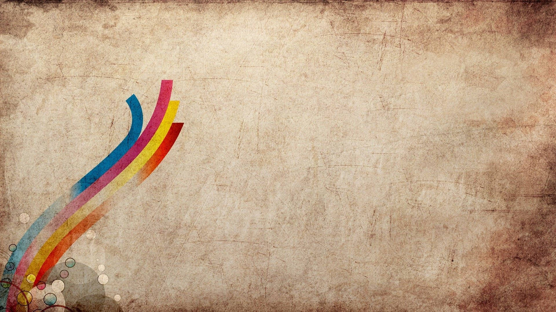 rainbow colors, old paper, beige textured background, Full HD Desktop Wallpaper