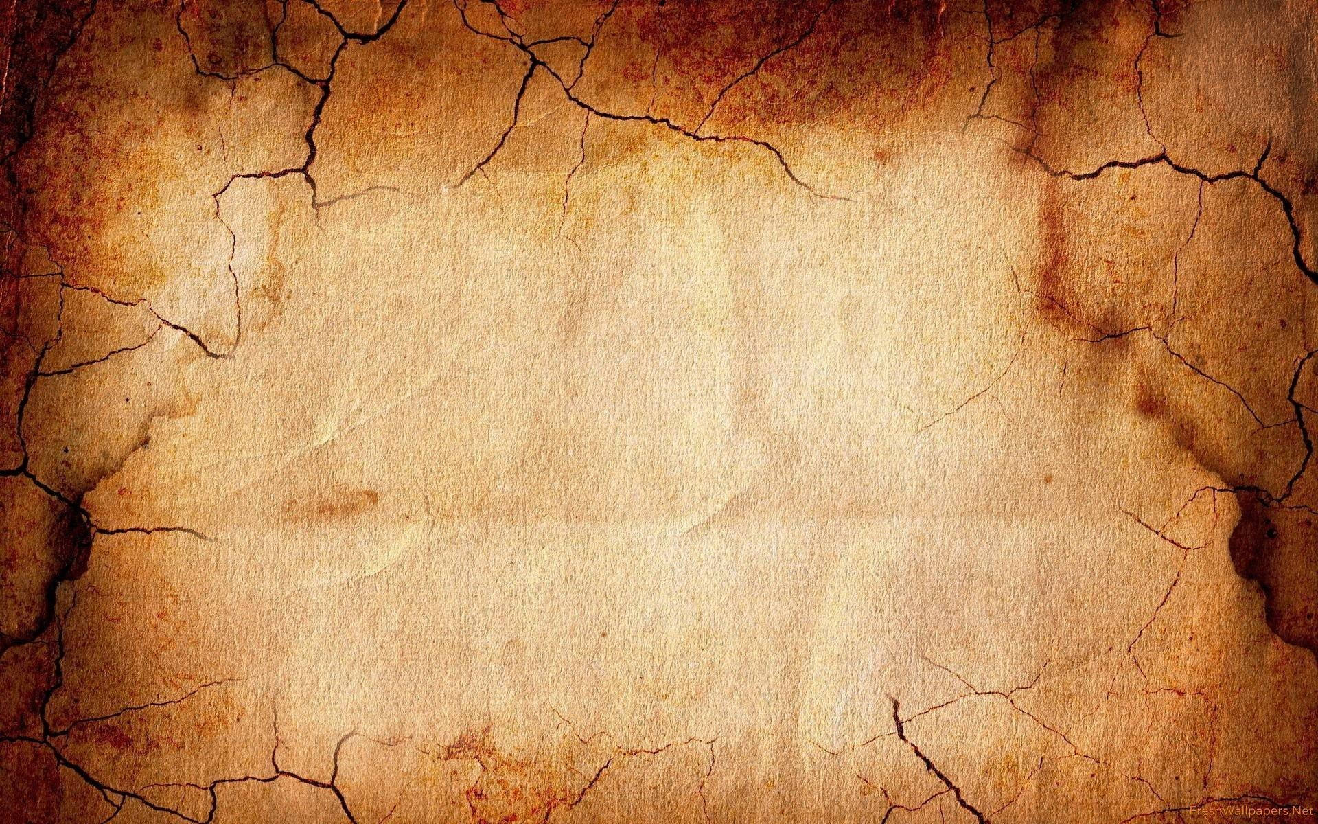 brown old paper, weathered parchment, deep cracks, Full HD Desktop Wallpaper