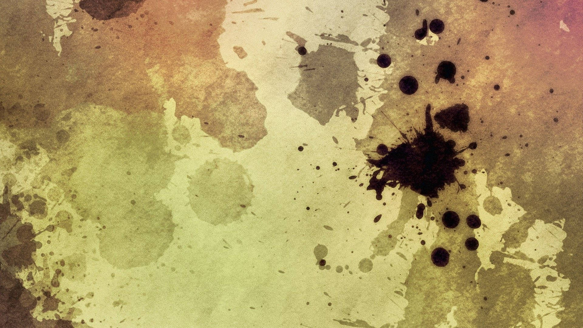 Old Paper, paint marks, earthy tones, Full HD Desktop Wallpaper