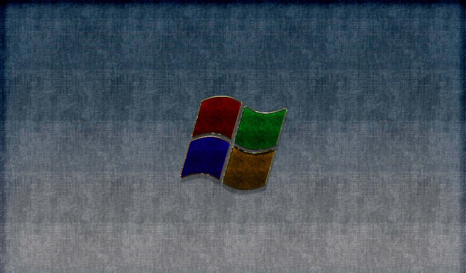 Old Windows, Windows logo emblem, red green blue and gold panes, HD Desktop Wallpaper