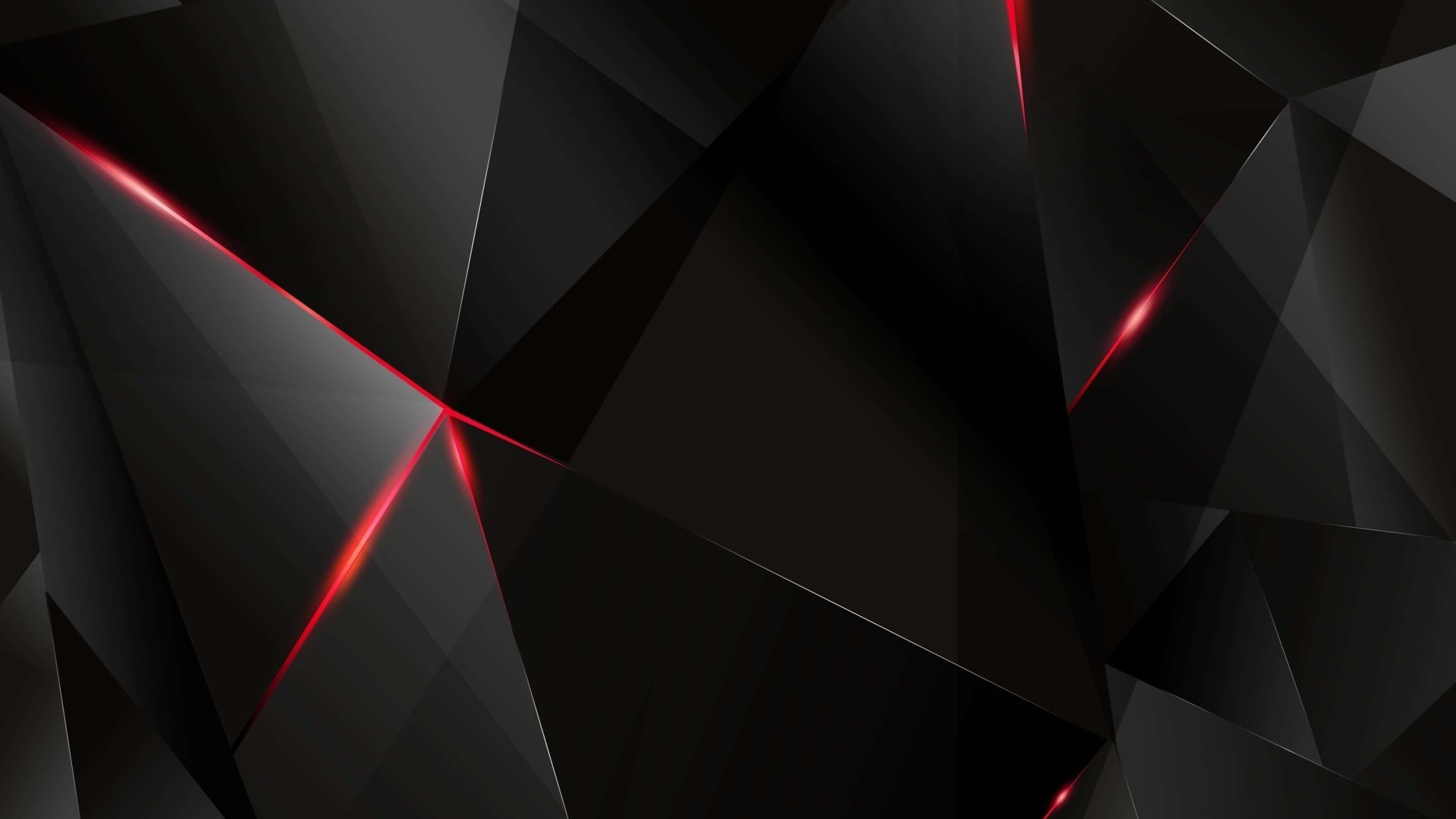OLED 4K HDR, black, vibrant red, 4K Desktop Wallpaper