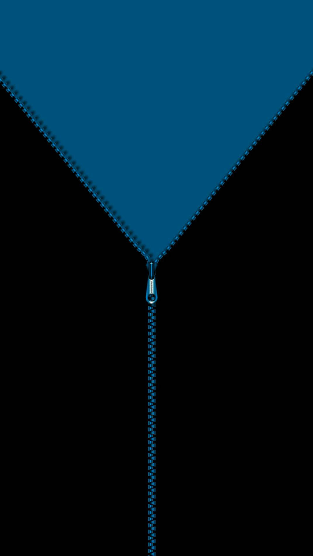 zipper, OLED Phone, bold blue, HD Phone Wallpaper