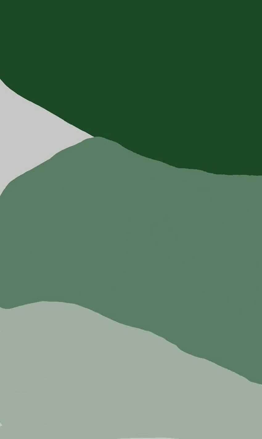 Olive Green Abstract Waves, abstract geometric wallpaper, layered organic shapes, HD Phone Wallpaper