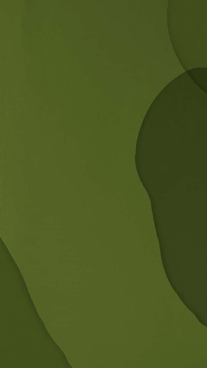 Olive Green Aesthetic, olive green, organic shapes, SD Phone Wallpaper