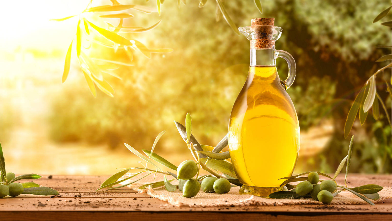 Olive Oil Glass Container, glass bottle, golden olive oil, HD Desktop Wallpaper
