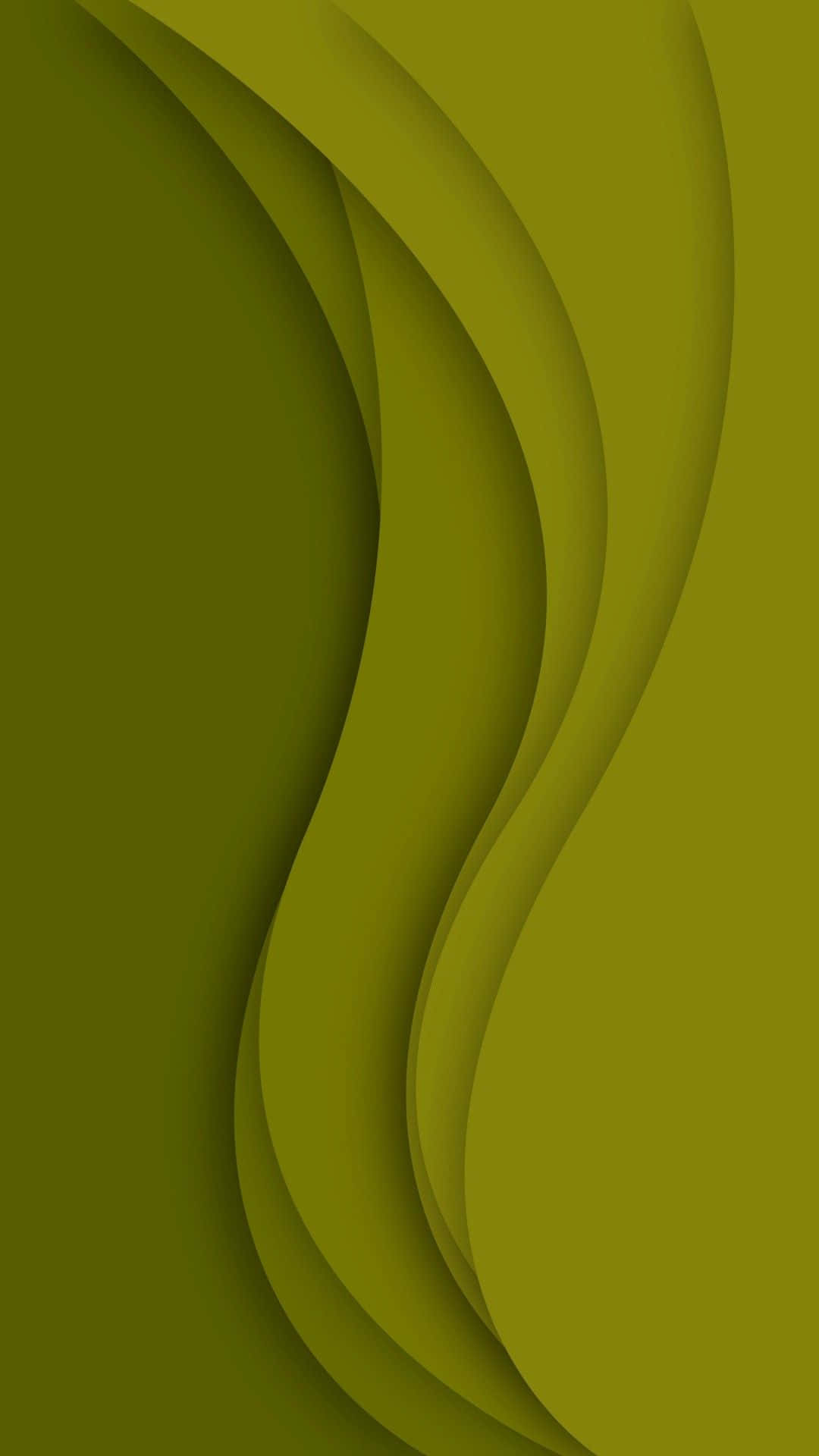 olive green, abstract waves, vertical, Full HD Phone Wallpaper