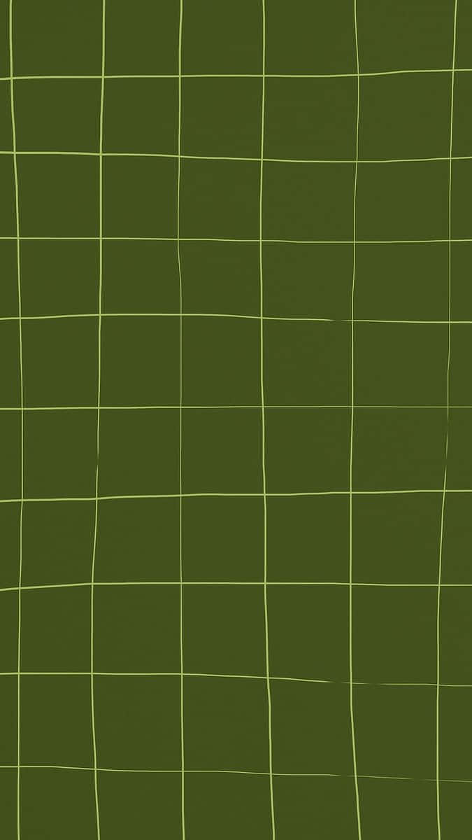 olive green, pale yellow, minimalist grid pattern, SD Phone Wallpaper