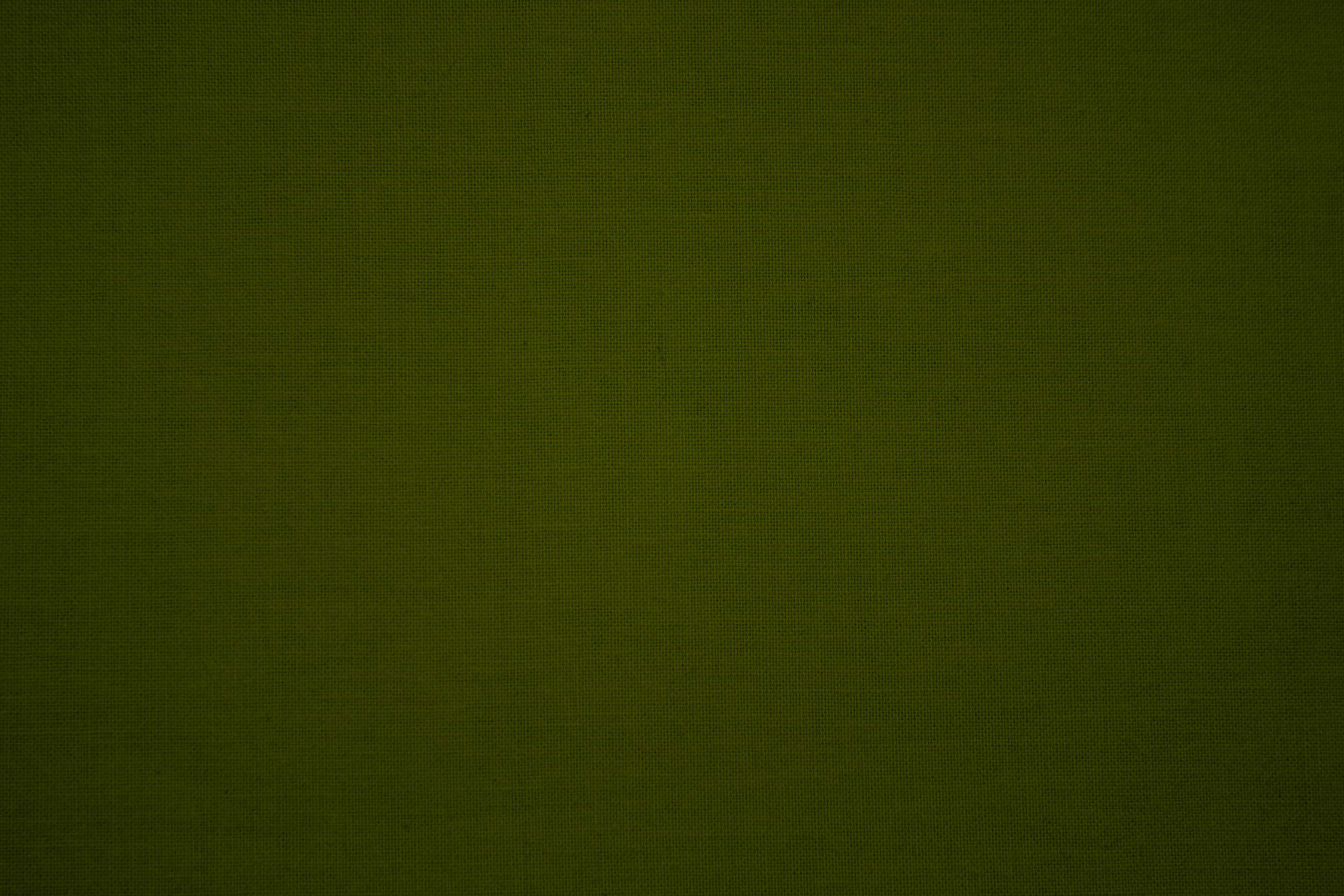 Olive Greenaesthetic Desktop, solid olive green fabric, subtle woven texture, 2K Desktop Wallpaper