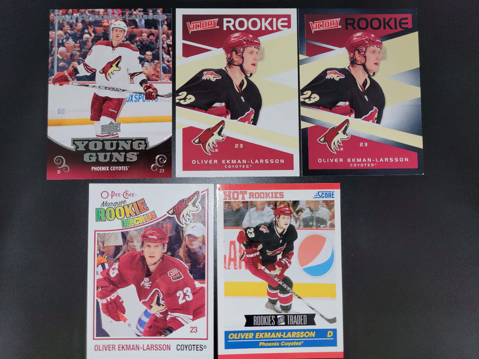 Oliver Ekman-Larsson, rookie hockey cards, team uniforms, HD Desktop Wallpaper