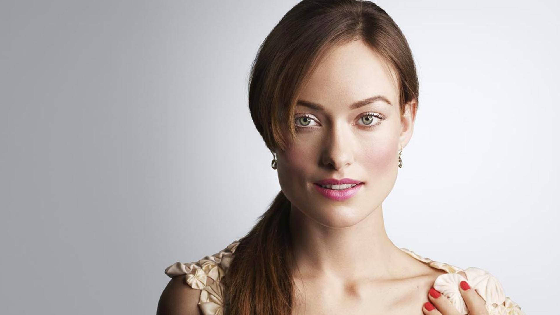 Olivia Wilde, ponytail, brown hair, Full HD Desktop Wallpaper