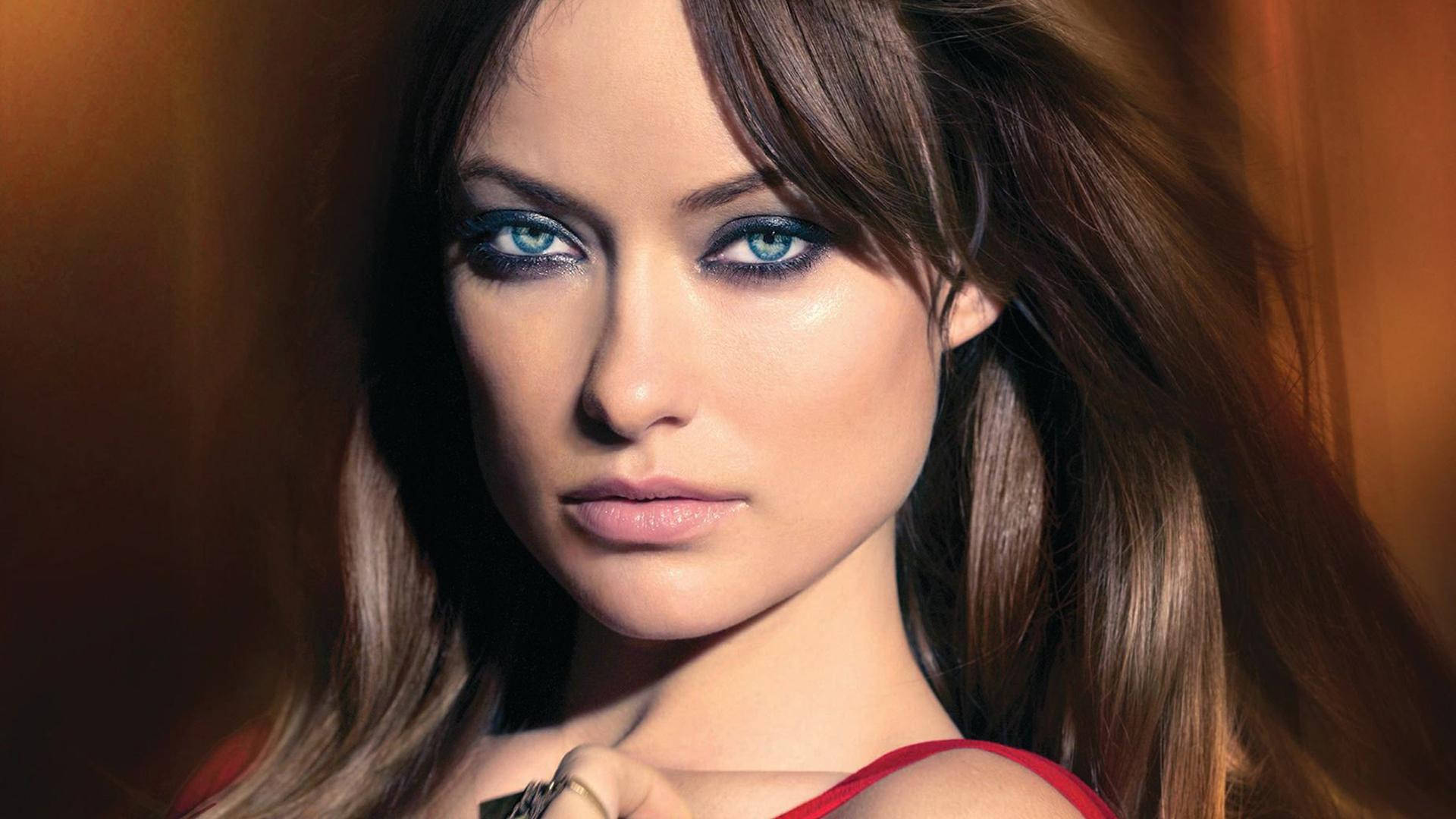 Olivia Wilde, blue eyes, brown hair, Full HD Desktop Wallpaper