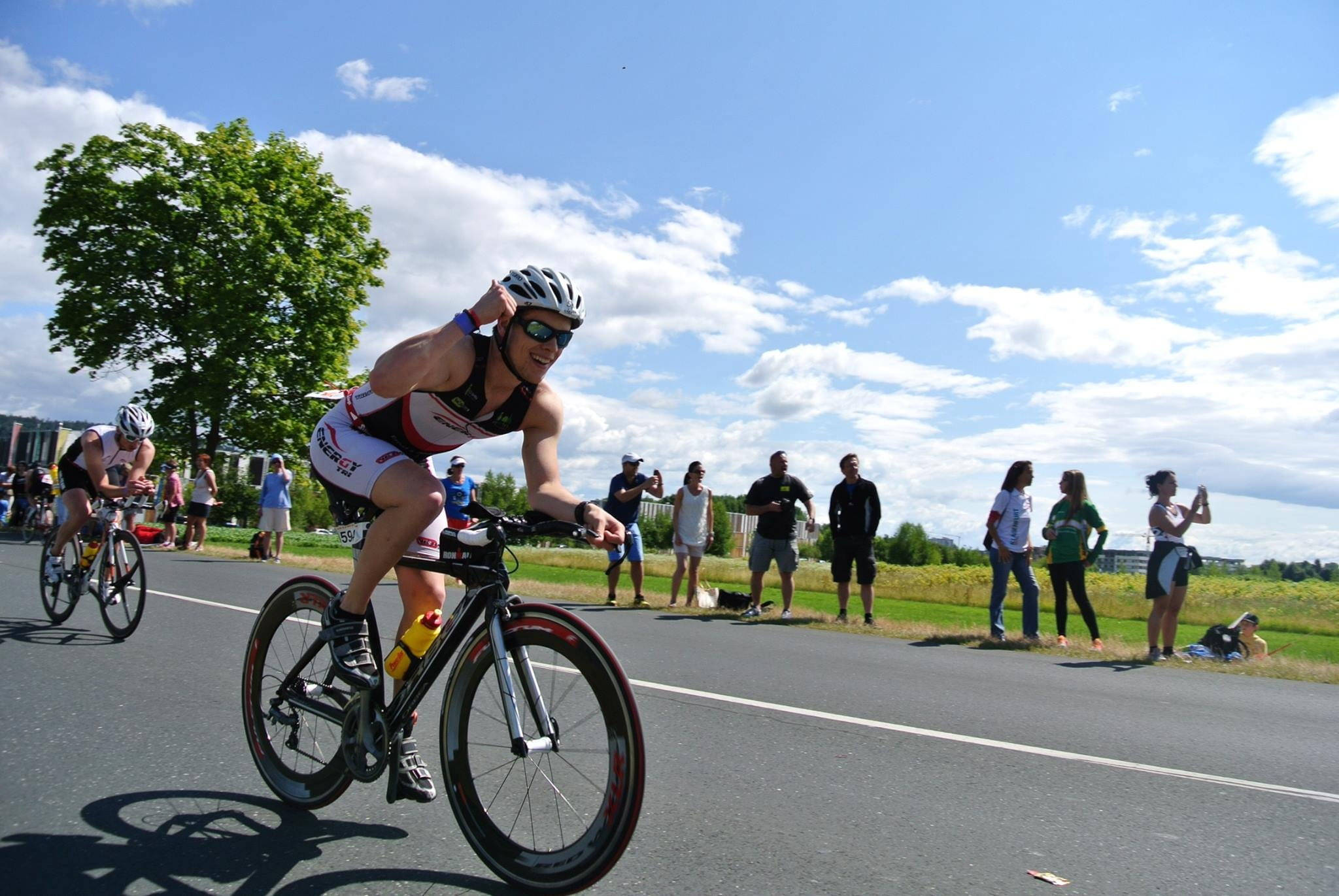 triathlon, time trial bike, sunlit road, Full HD Desktop Wallpaper