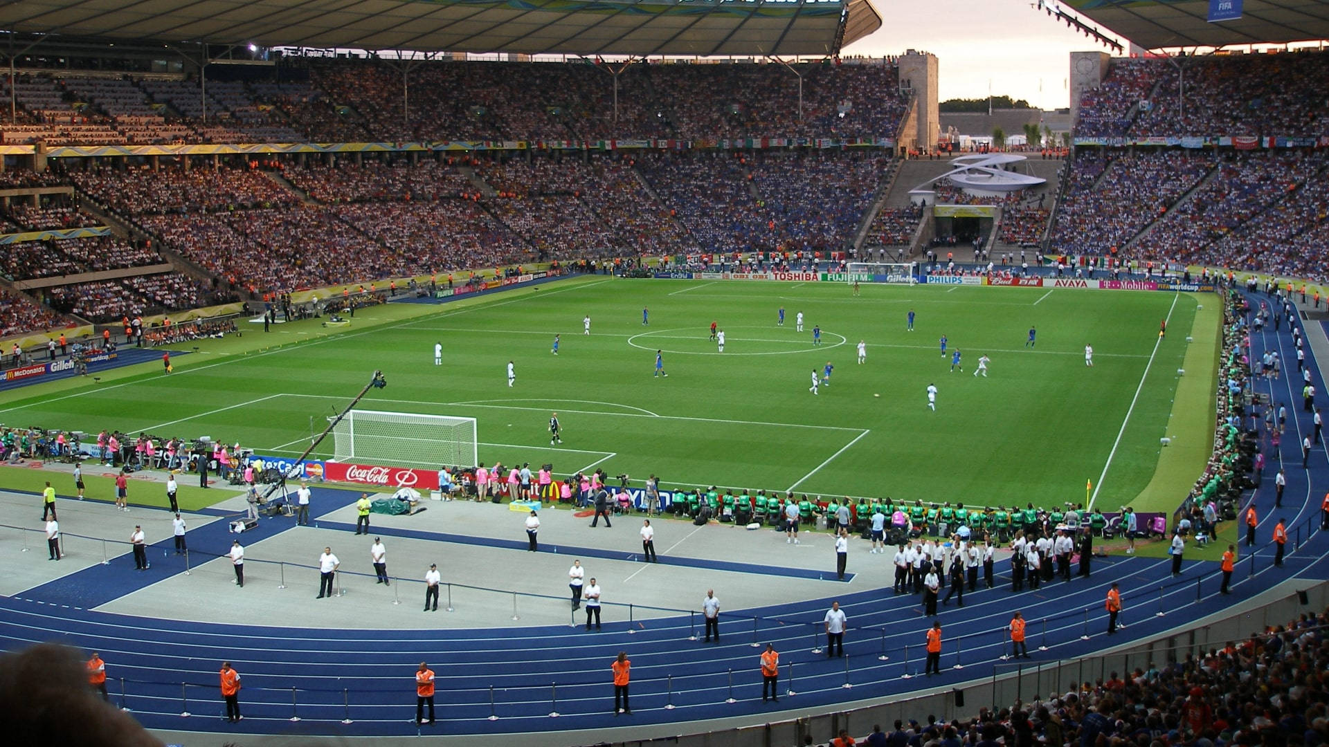 Olympics, inner football stadium, soccer stadium, Full HD Desktop Wallpaper