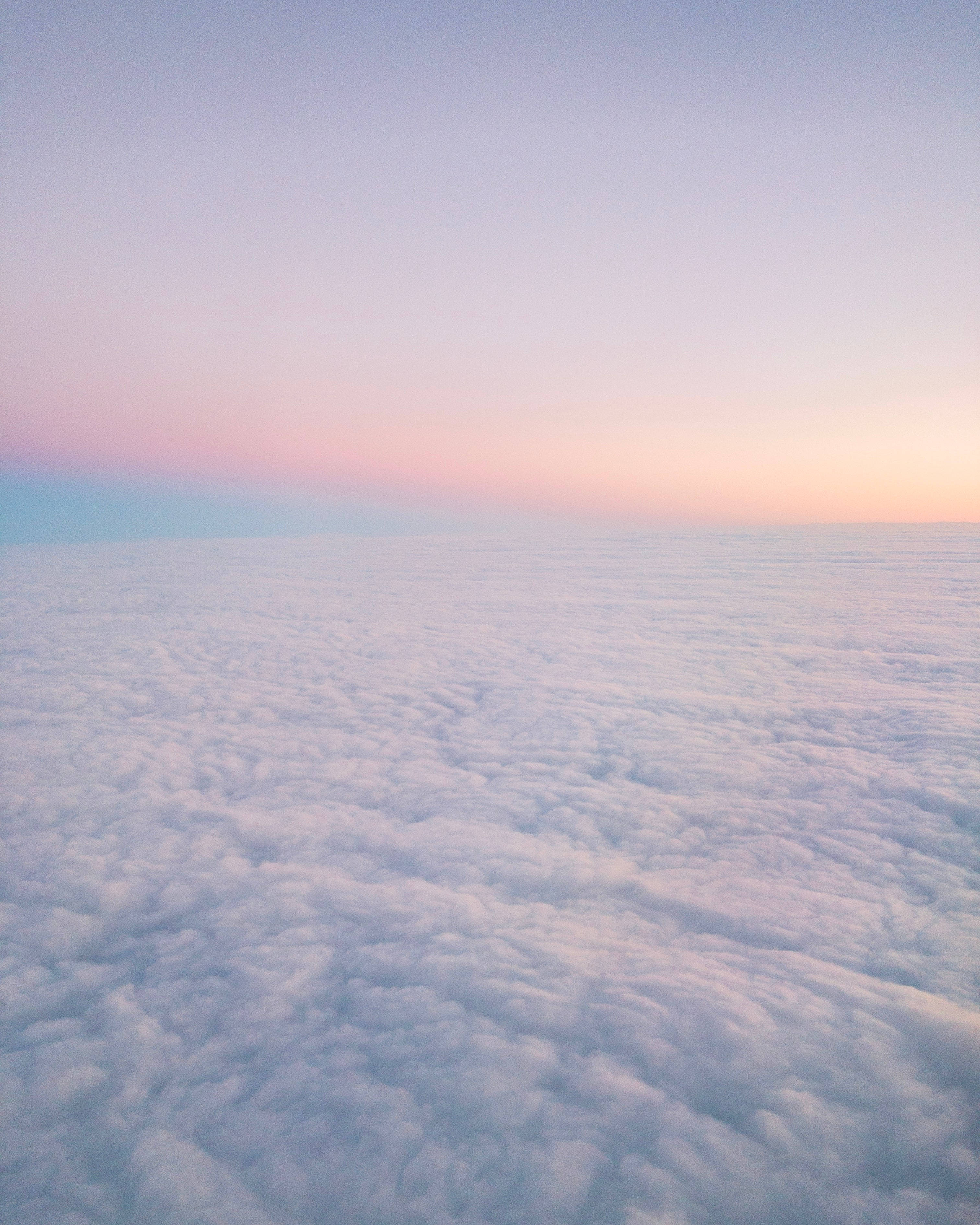 Ombre, Sea of Clouds, pink, 2K Phone Wallpaper
