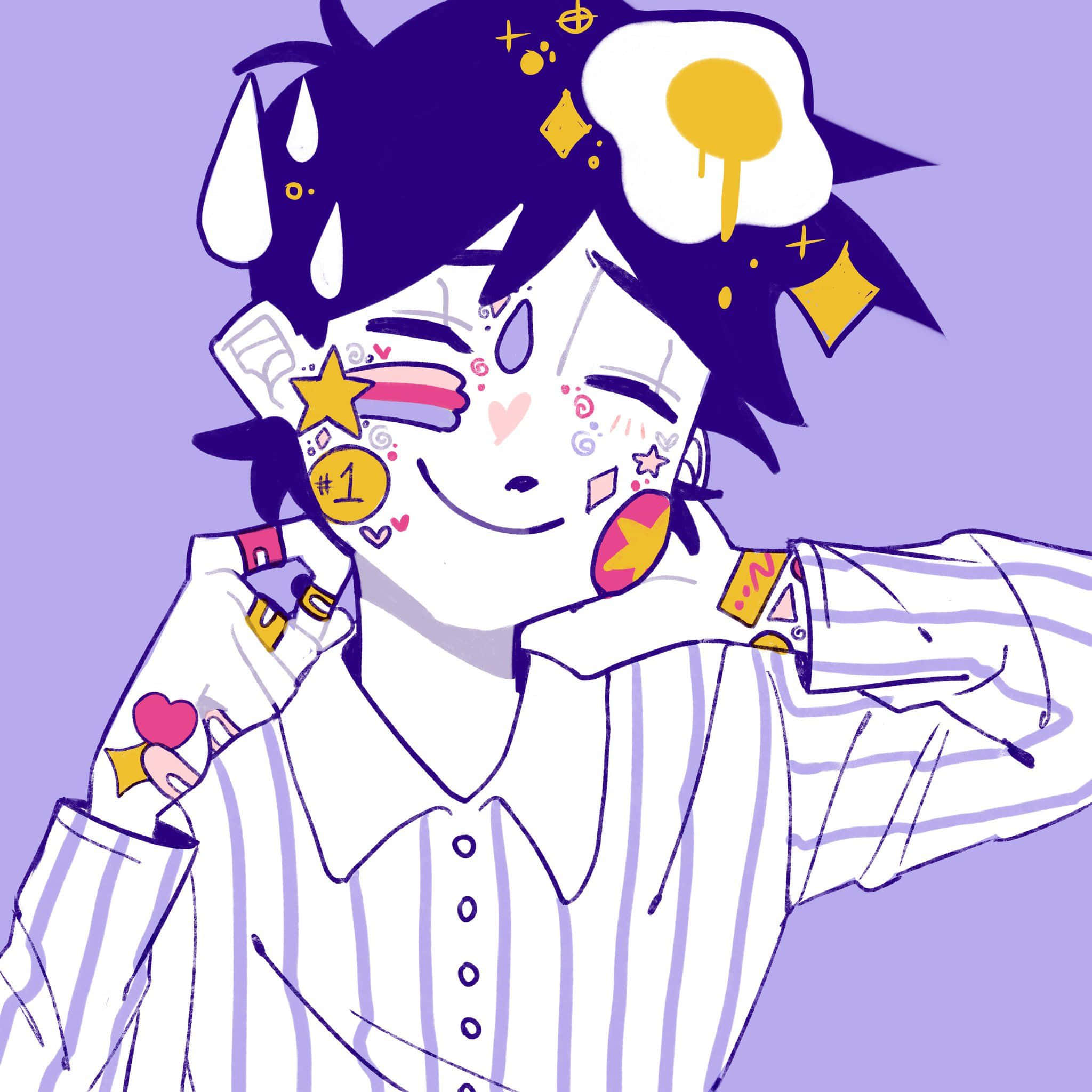 Omori, hero, sticker, Full HD Desktop Wallpaper