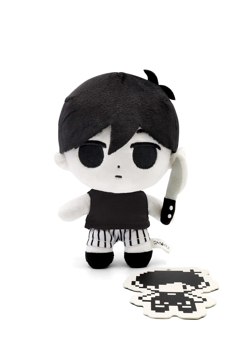 Omori, plush doll, pixel art accessories, HD Phone Wallpaper