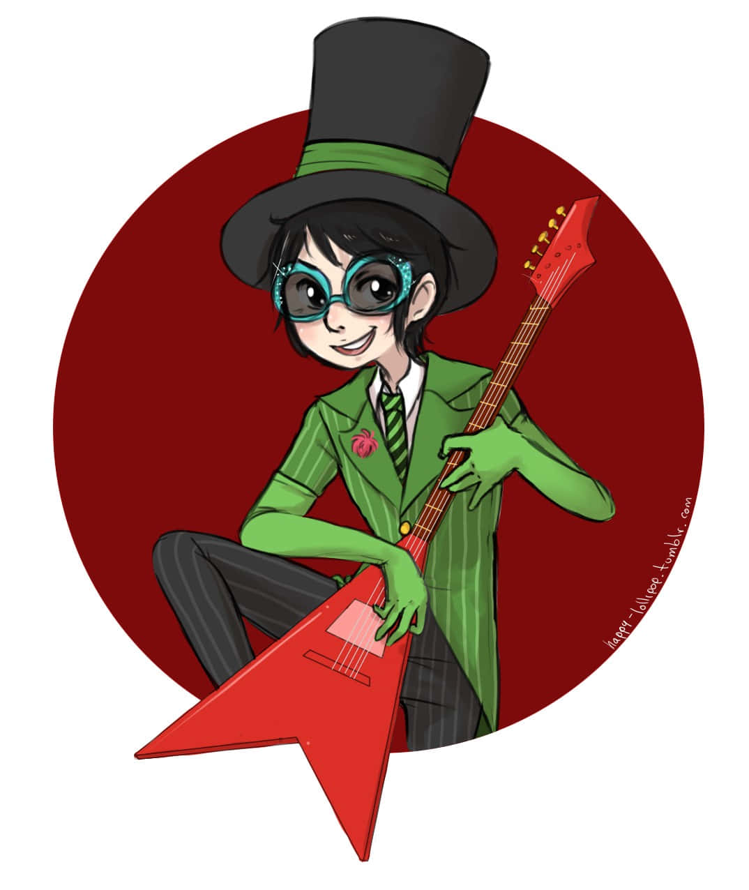 Onceler, green suit, top hat, SD Phone Wallpaper