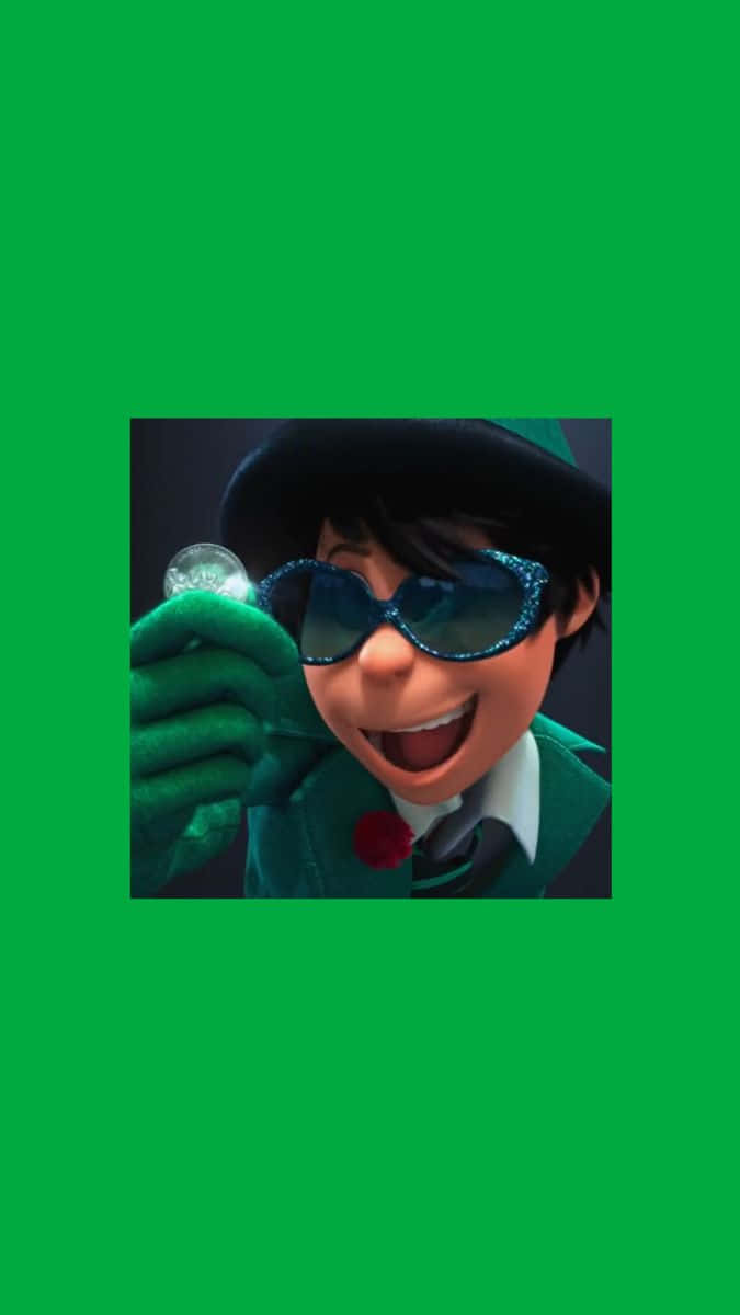 Onceler, green suit, glittery sunglasses, SD Phone Wallpaper