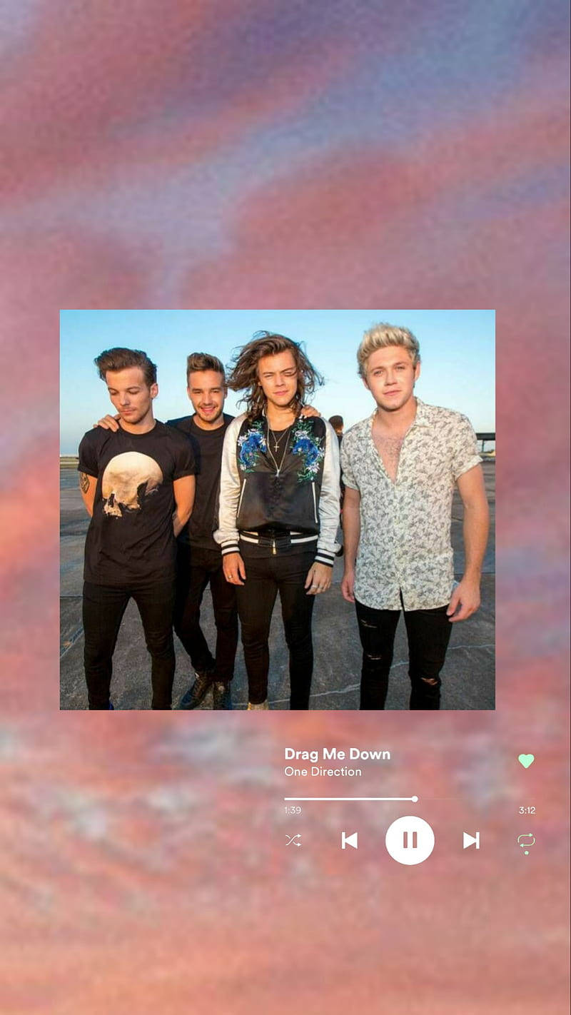 One Direction Aesthetic, rooftop, soft pink and blue sky, HD Phone Wallpaper