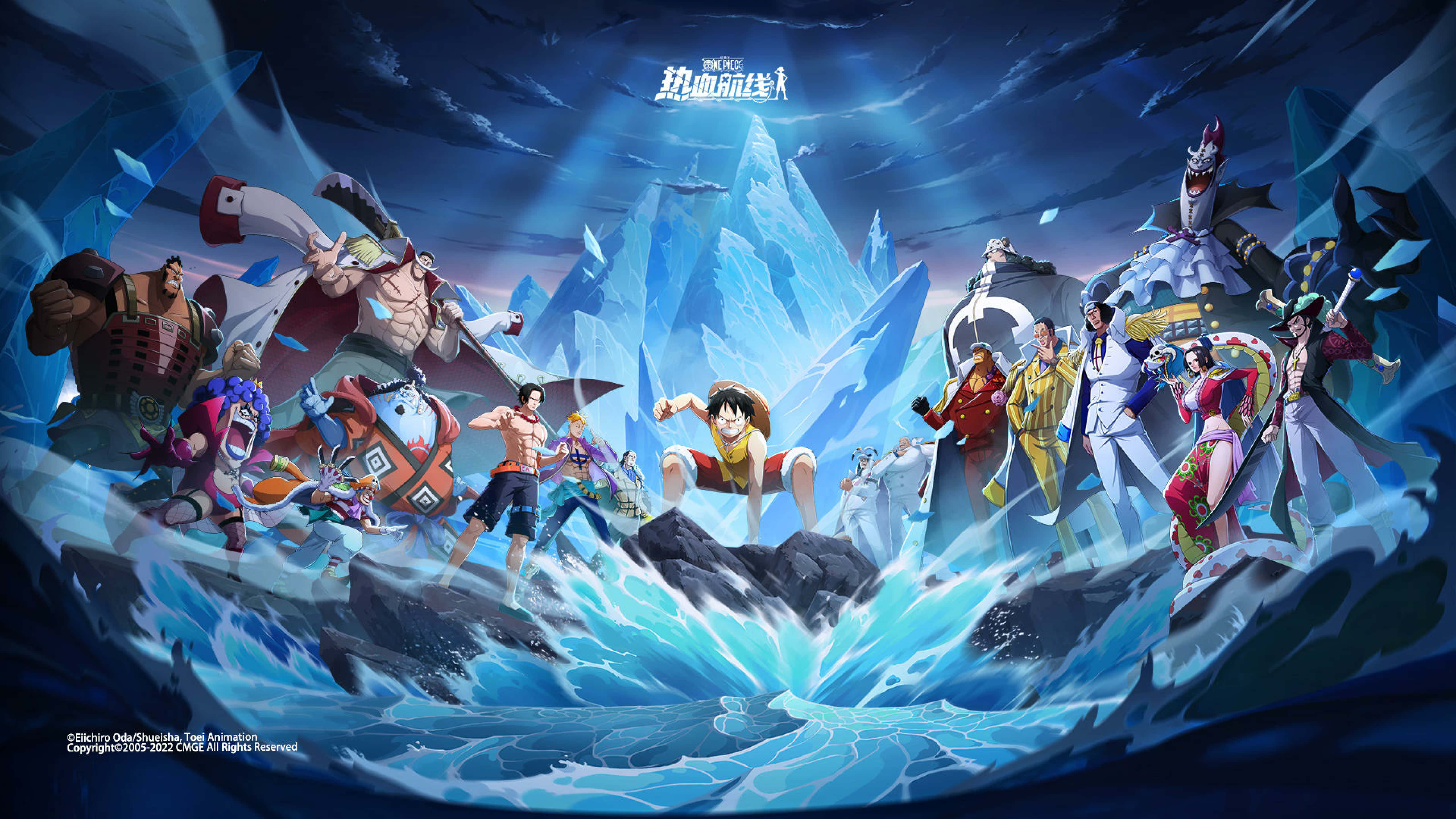 One Piece, pirates, crew members, 5K Desktop Wallpaper