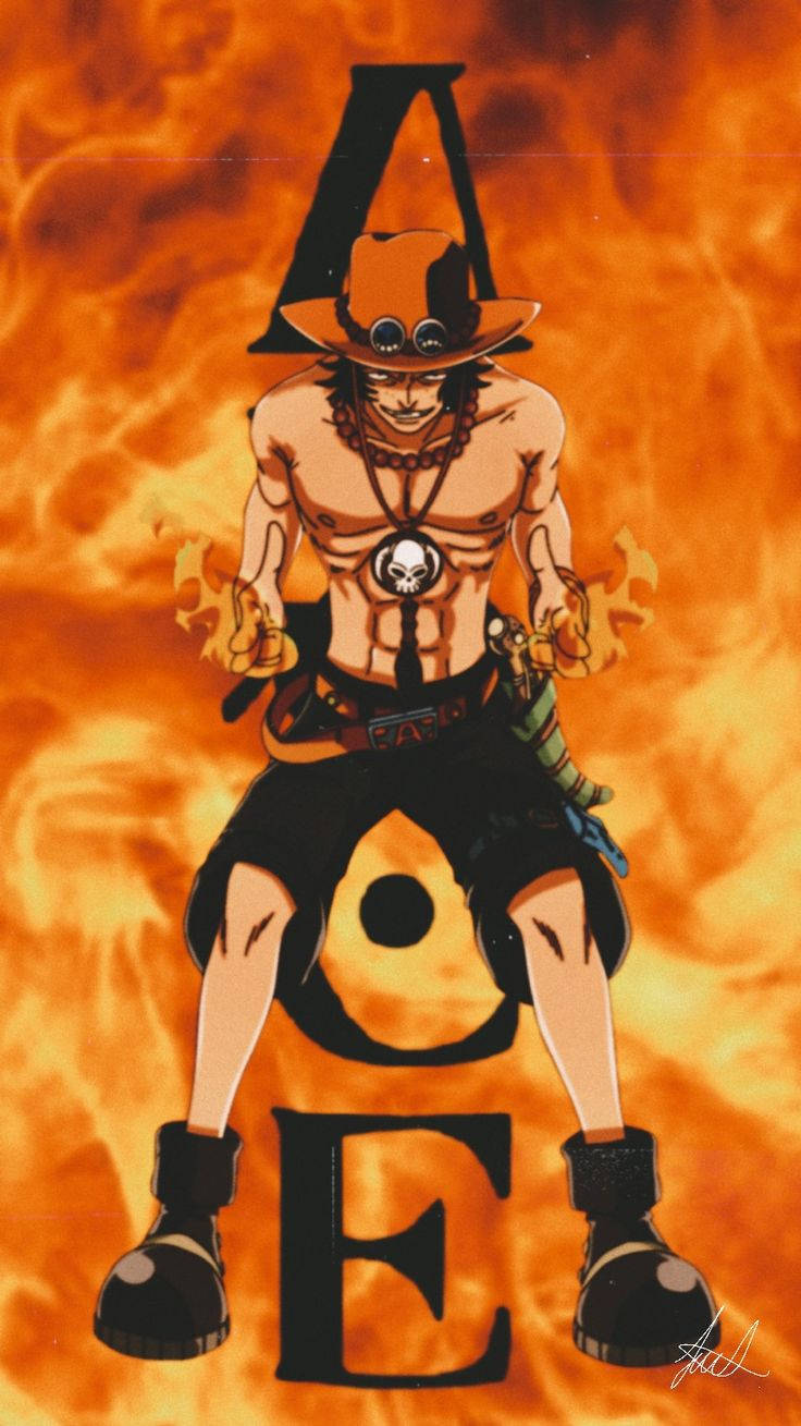 One Piece, Ace, straw hat, HD Phone Wallpaper