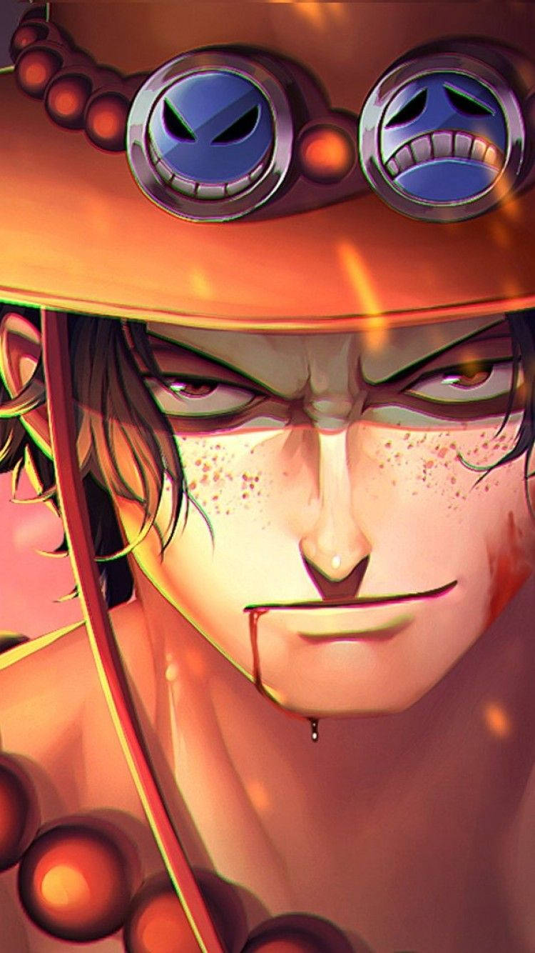 One Piece, Ace, straw hat, HD Phone Wallpaper