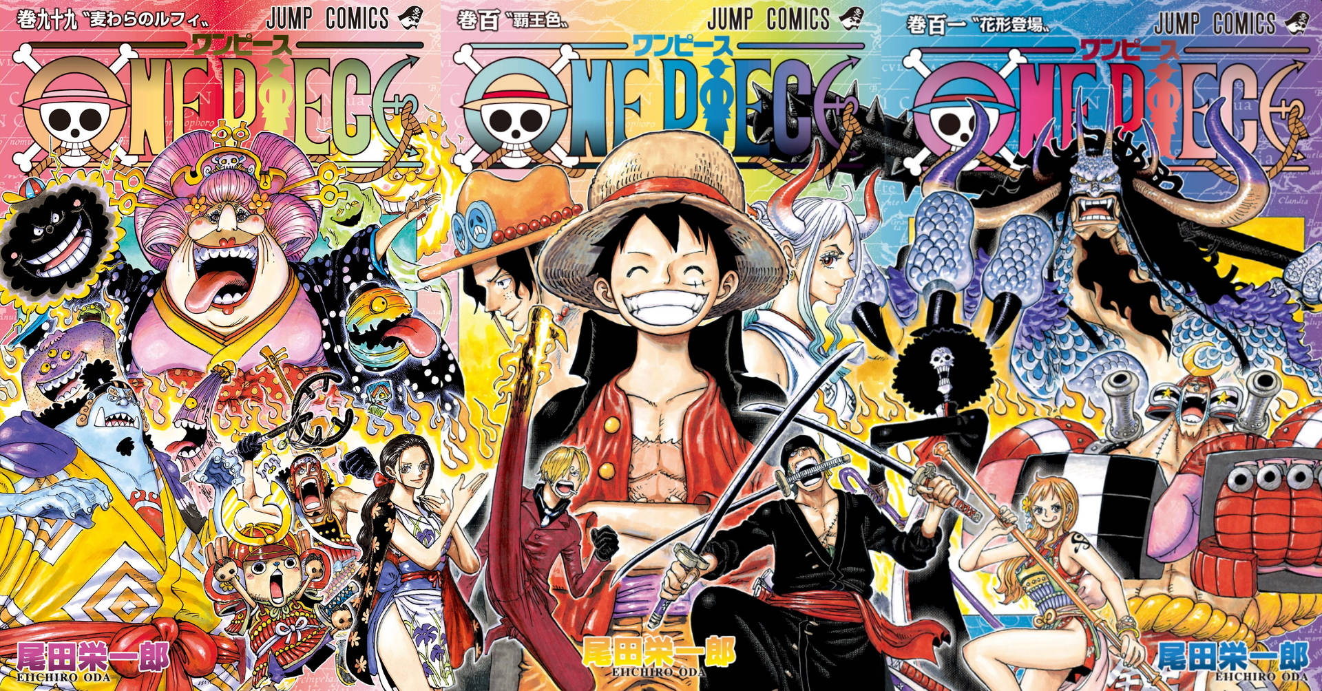One Piece, manga covers, anime cover, Full HD Desktop Wallpaper