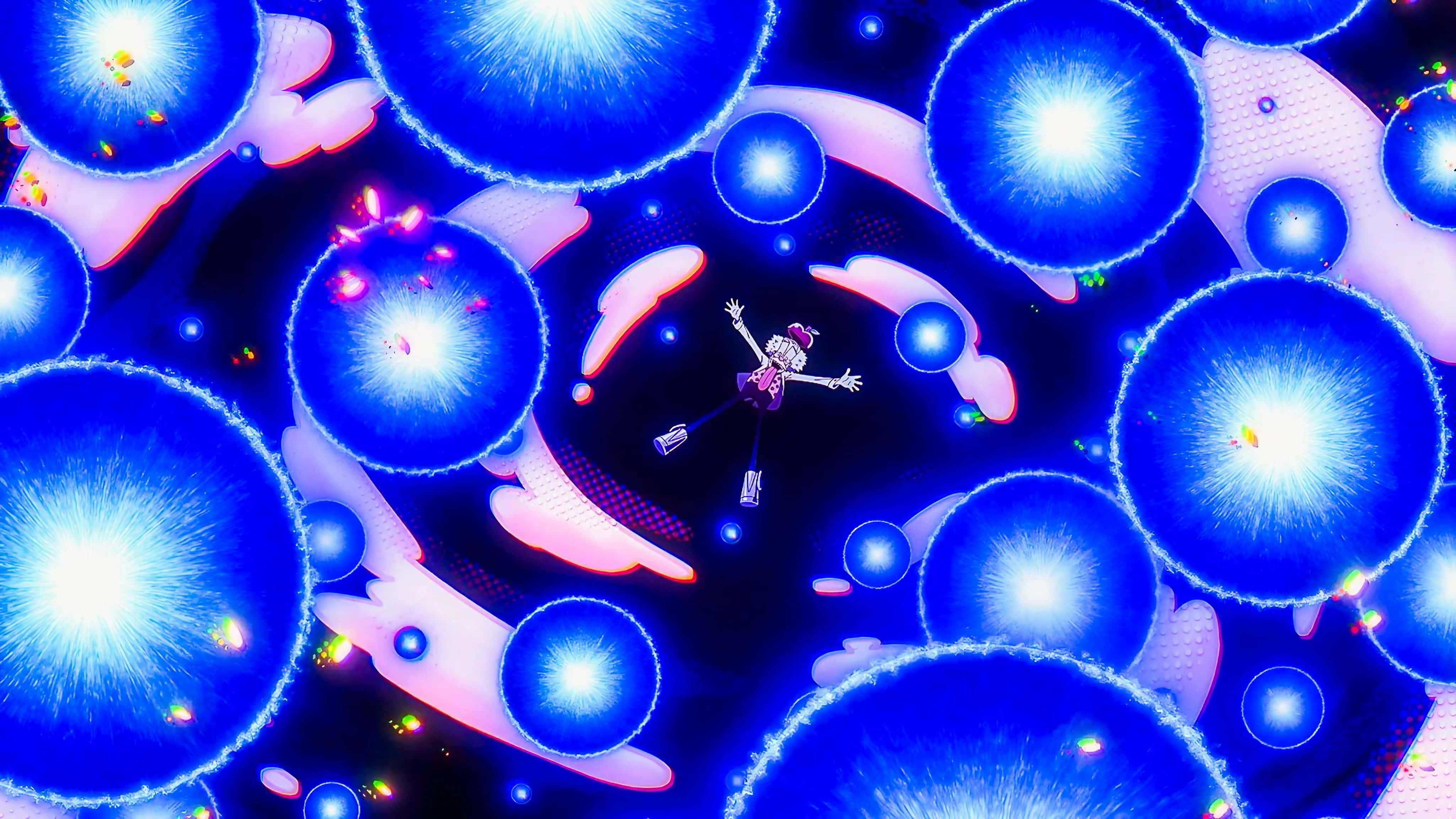 One Piece, character, falling through space, 4K Desktop Wallpaper