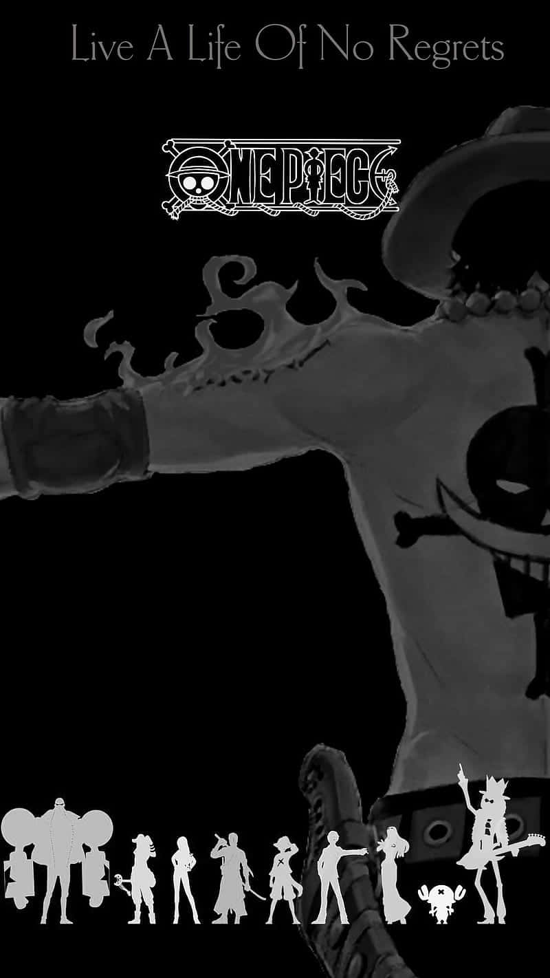 One Piece, pirate silhouette, crew silhouettes, HD Phone Wallpaper