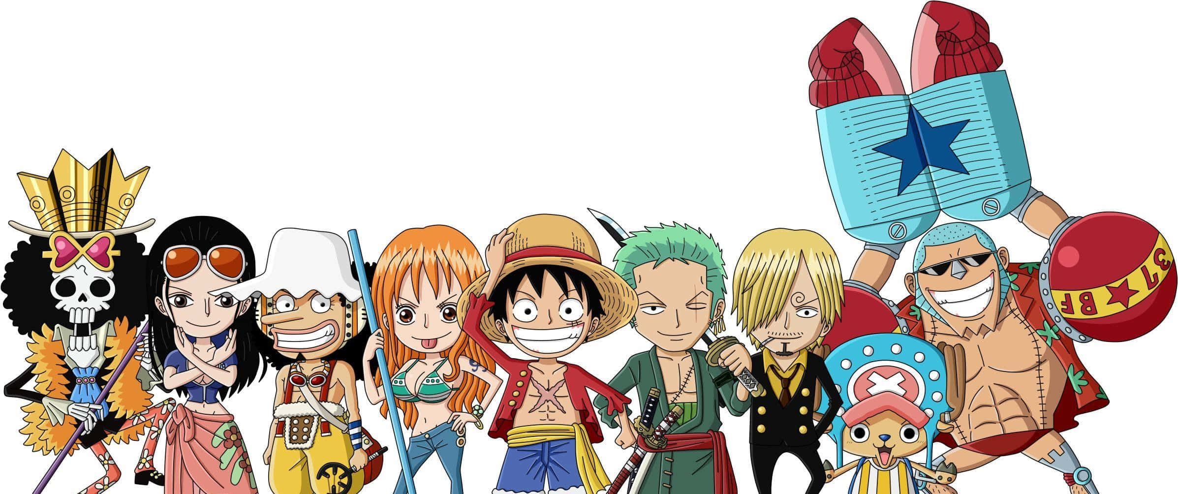 One Piece Chibi, chibi anime characters, One Piece, Full HD Desktop Wallpaper