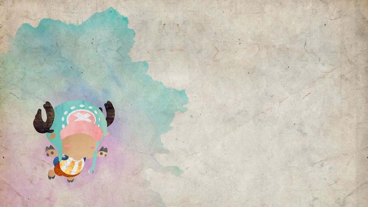 One Piece Chopper, deer antlers, pink hat, SD Desktop Wallpaper