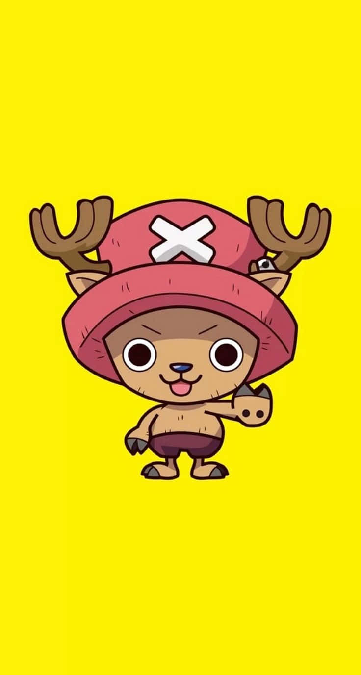 One Piece Chopper, chibi reindeer character, antlers, HD Phone Wallpaper