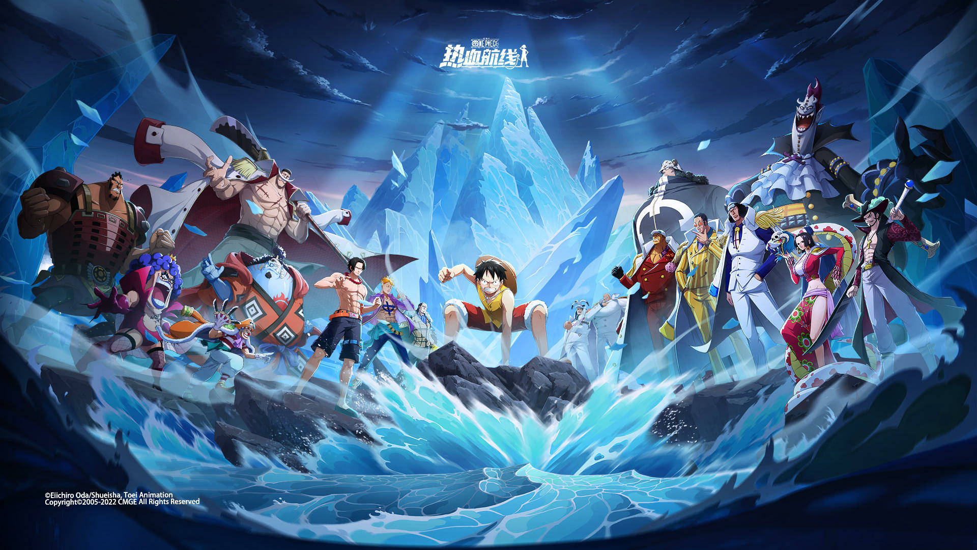 One Piece, desktop, ice landscape, Full HD Desktop Wallpaper